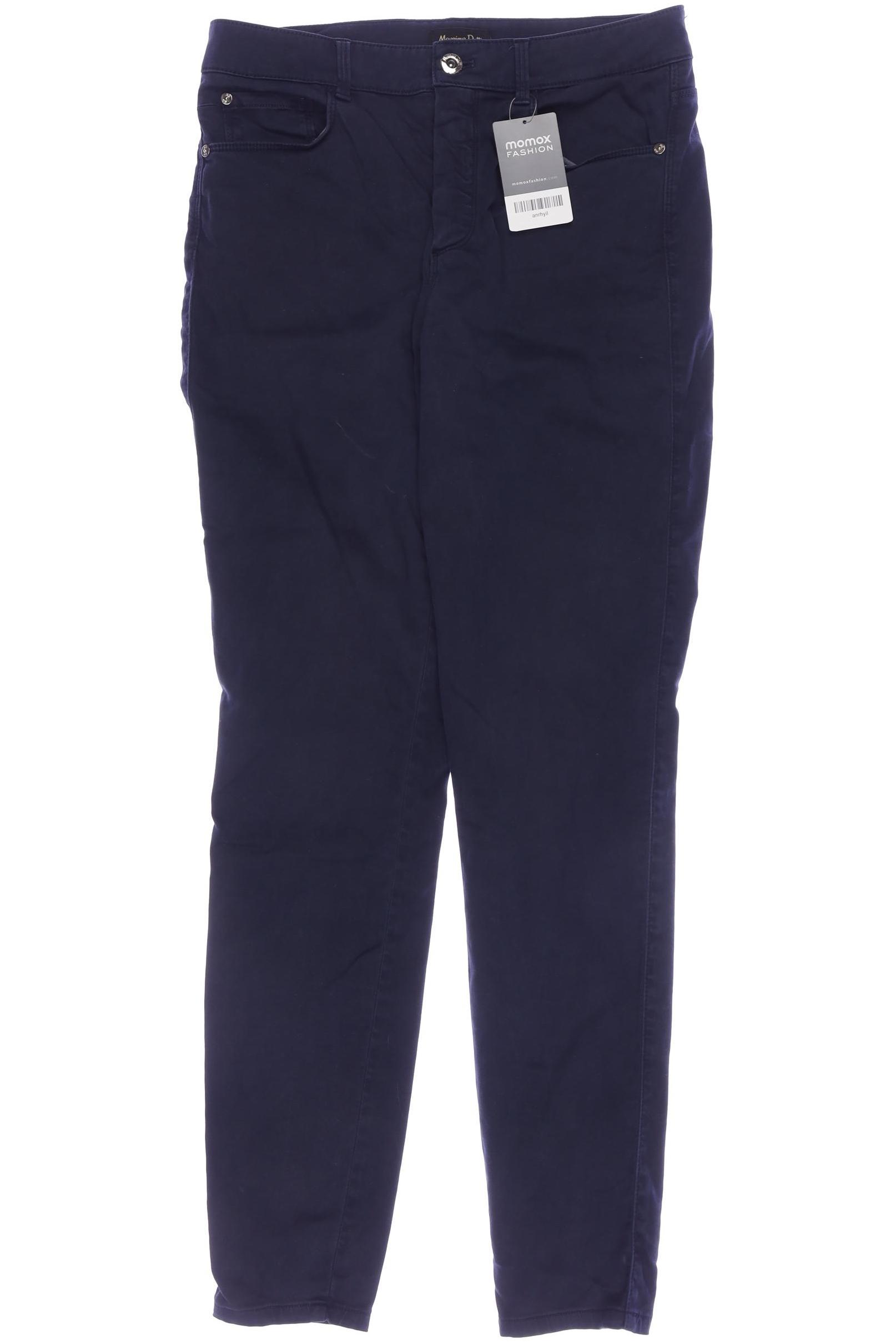 

Massimo Dutti Damen Stoffhose, marineblau, Gr. 40