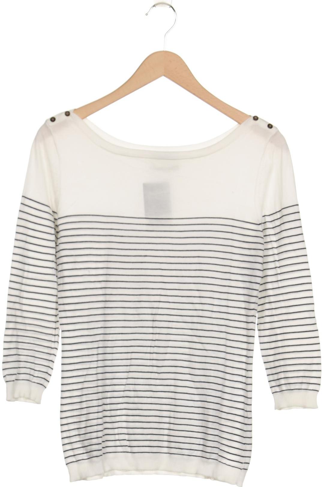 

Massimo Dutti Damen Pullover, weiß, Gr. 36