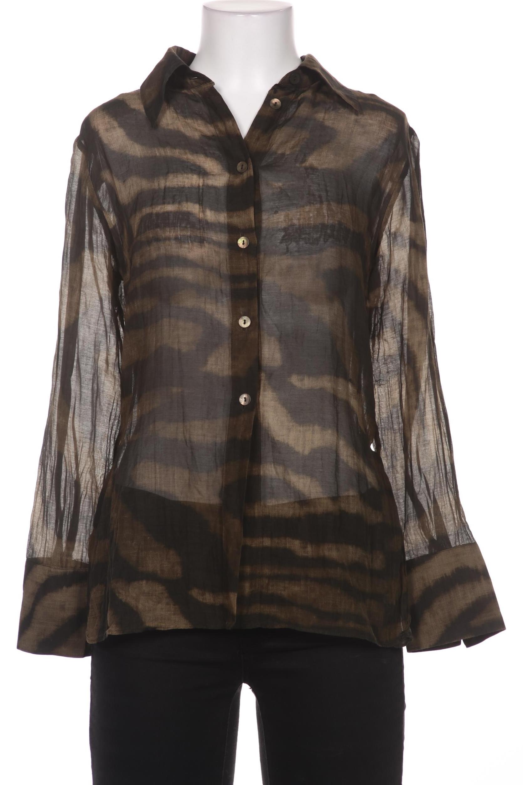 

Massimo Dutti Damen Bluse, grün, Gr. 36