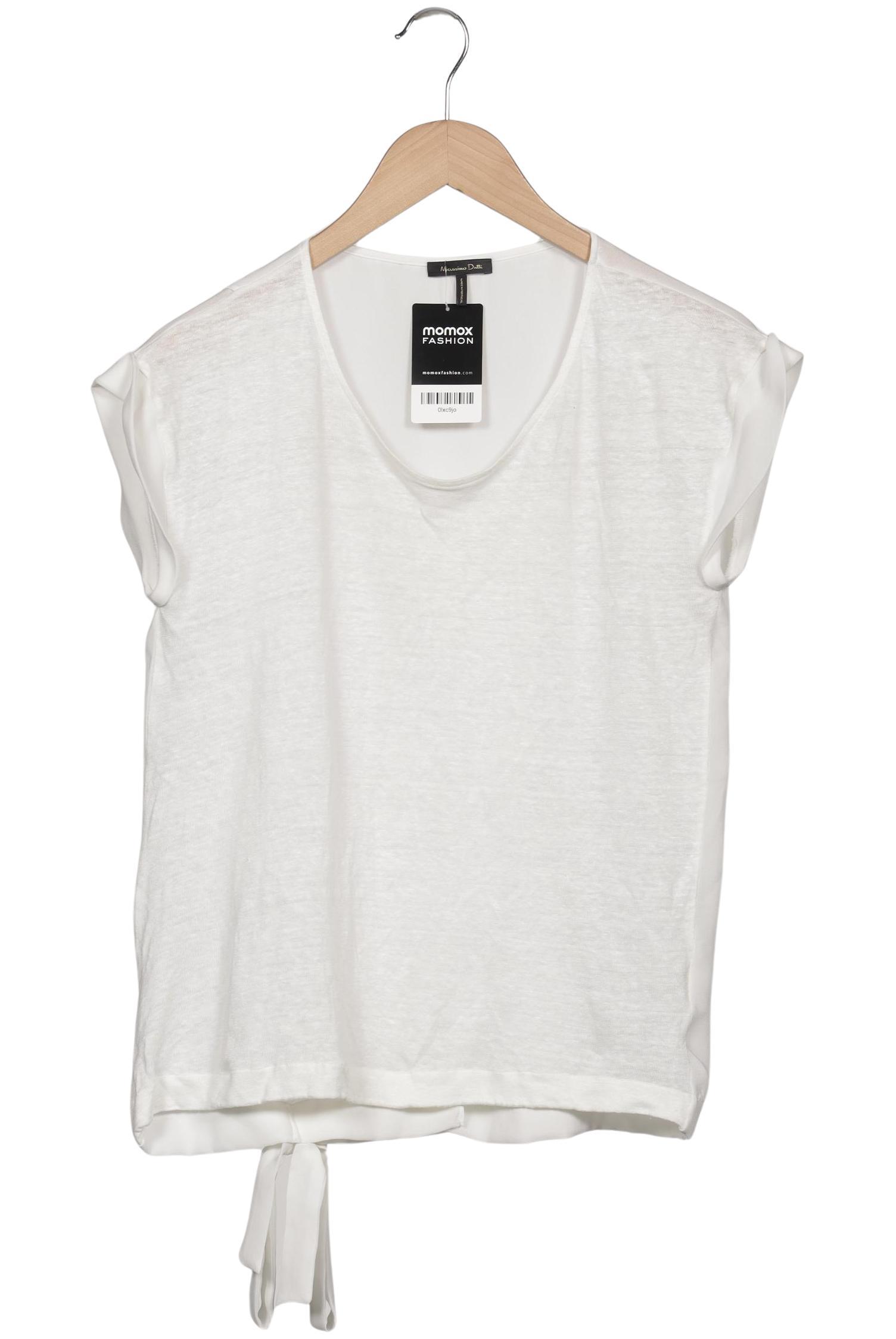 

Massimo Dutti Damen T-Shirt, weiß, Gr. 38