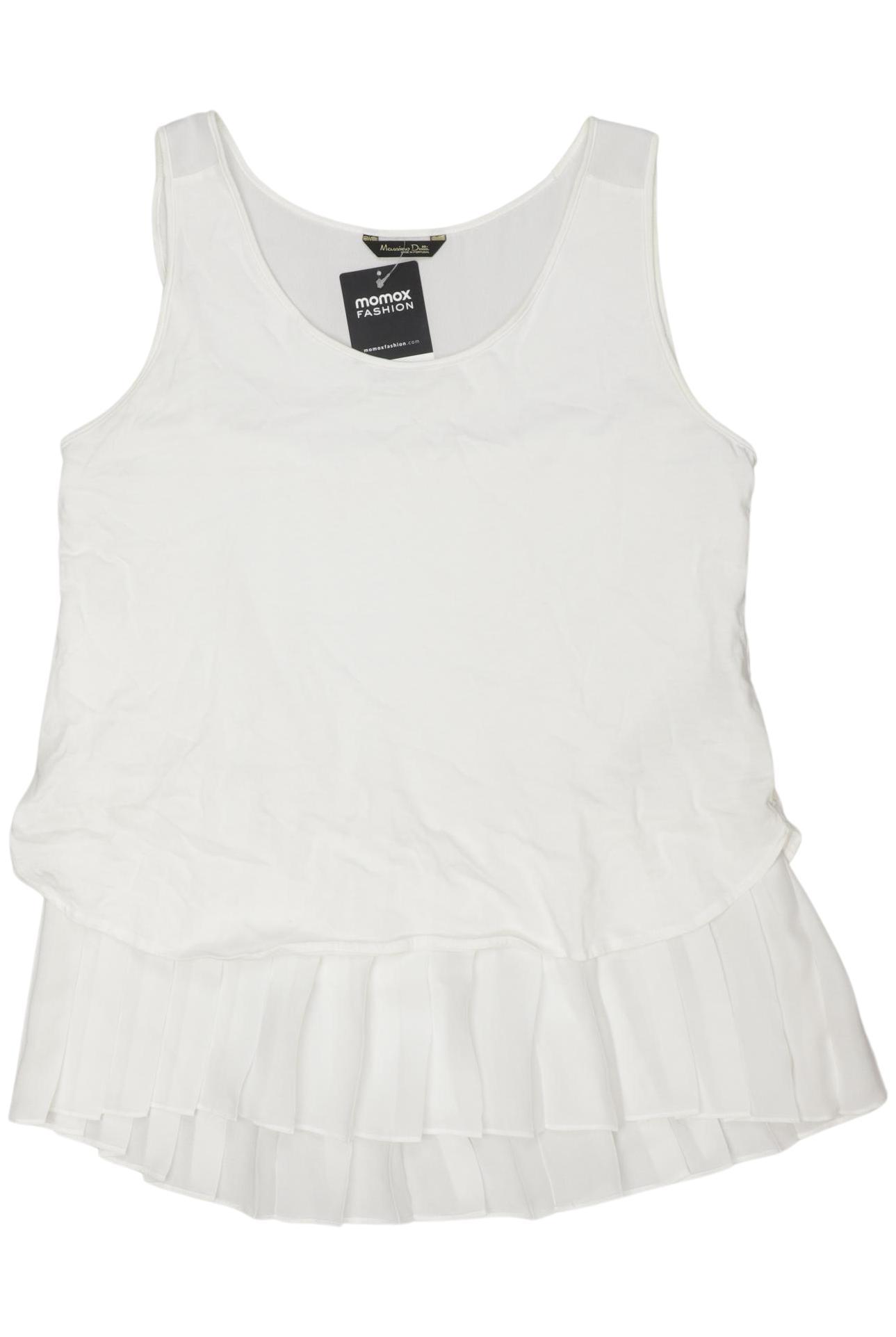 

Massimo Dutti Damen Top, weiß, Gr. 38
