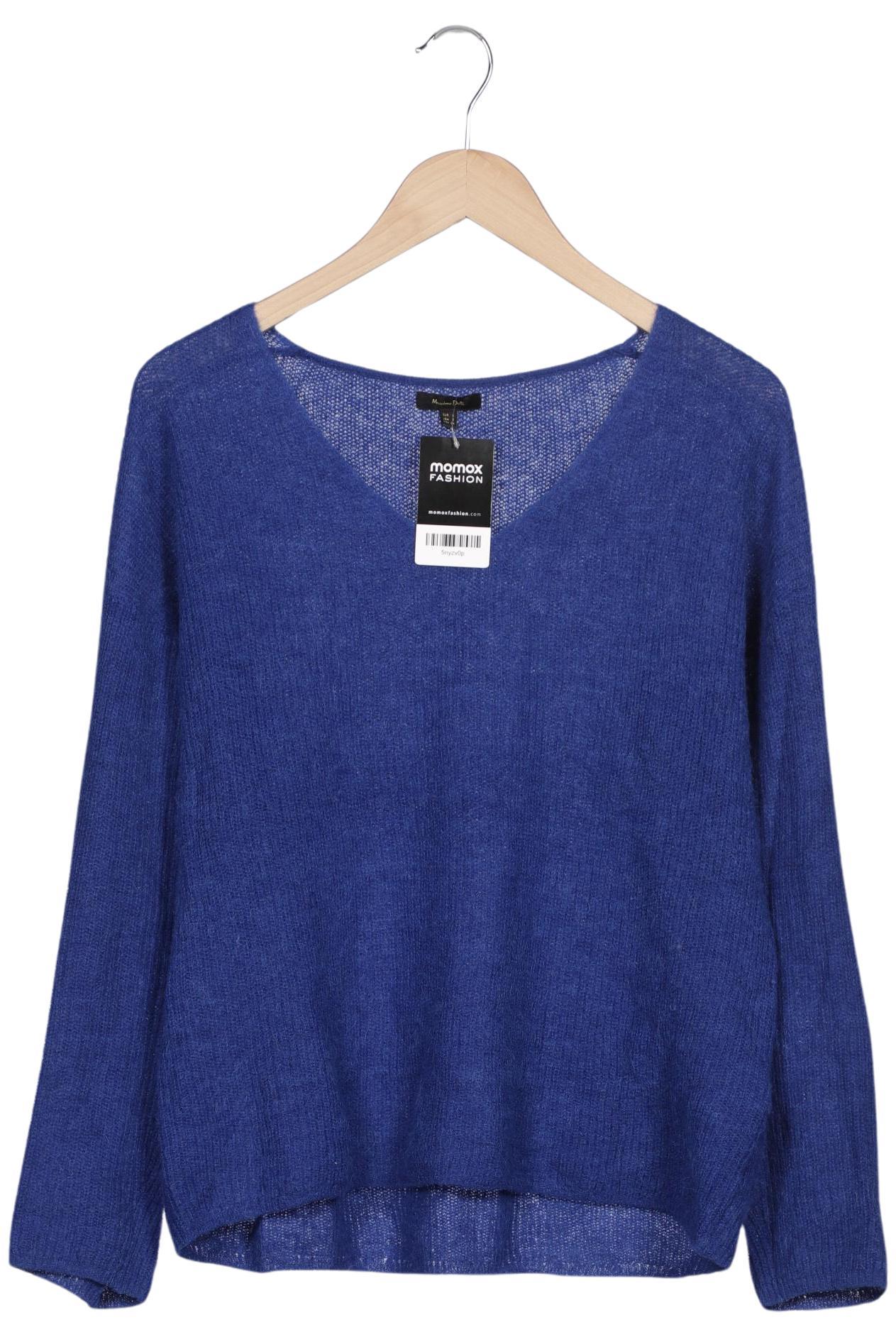 

Massimo Dutti Damen Pullover, blau, Gr. 36