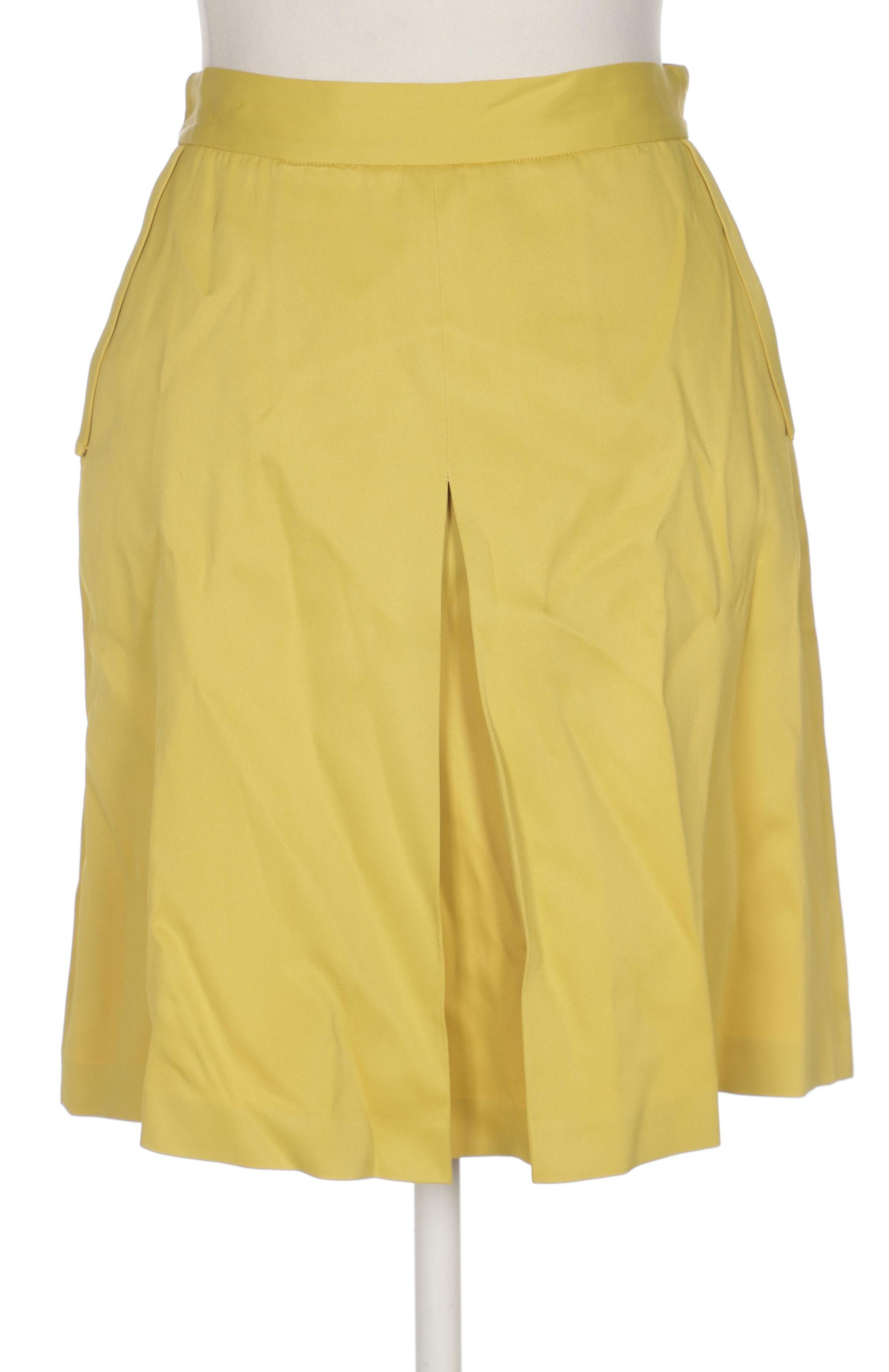 

Massimo Dutti Damen Rock, gelb, Gr. 38