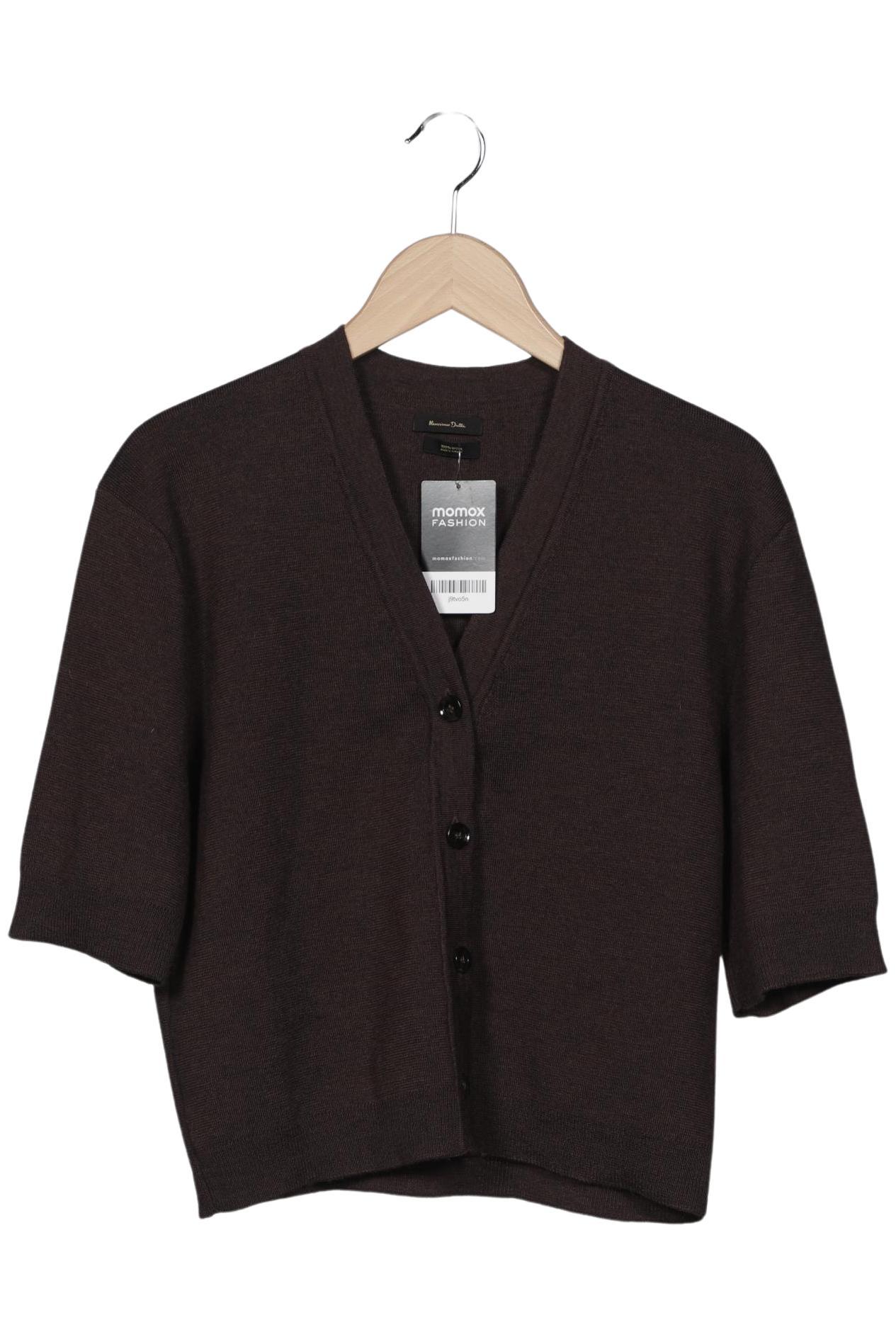 

Massimo Dutti Damen Strickjacke, braun, Gr. 42