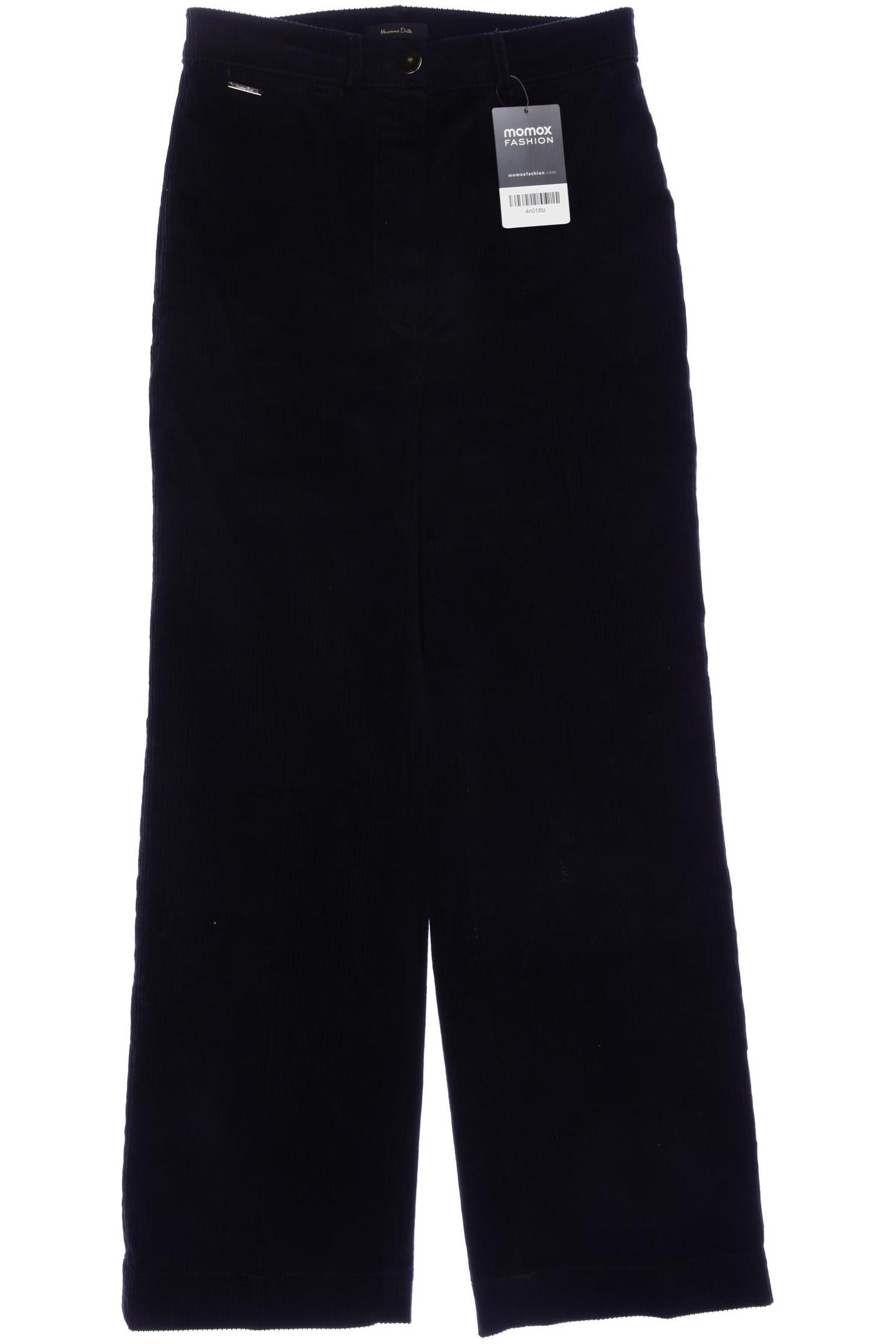 

Massimo Dutti Damen Stoffhose, schwarz, Gr. 34