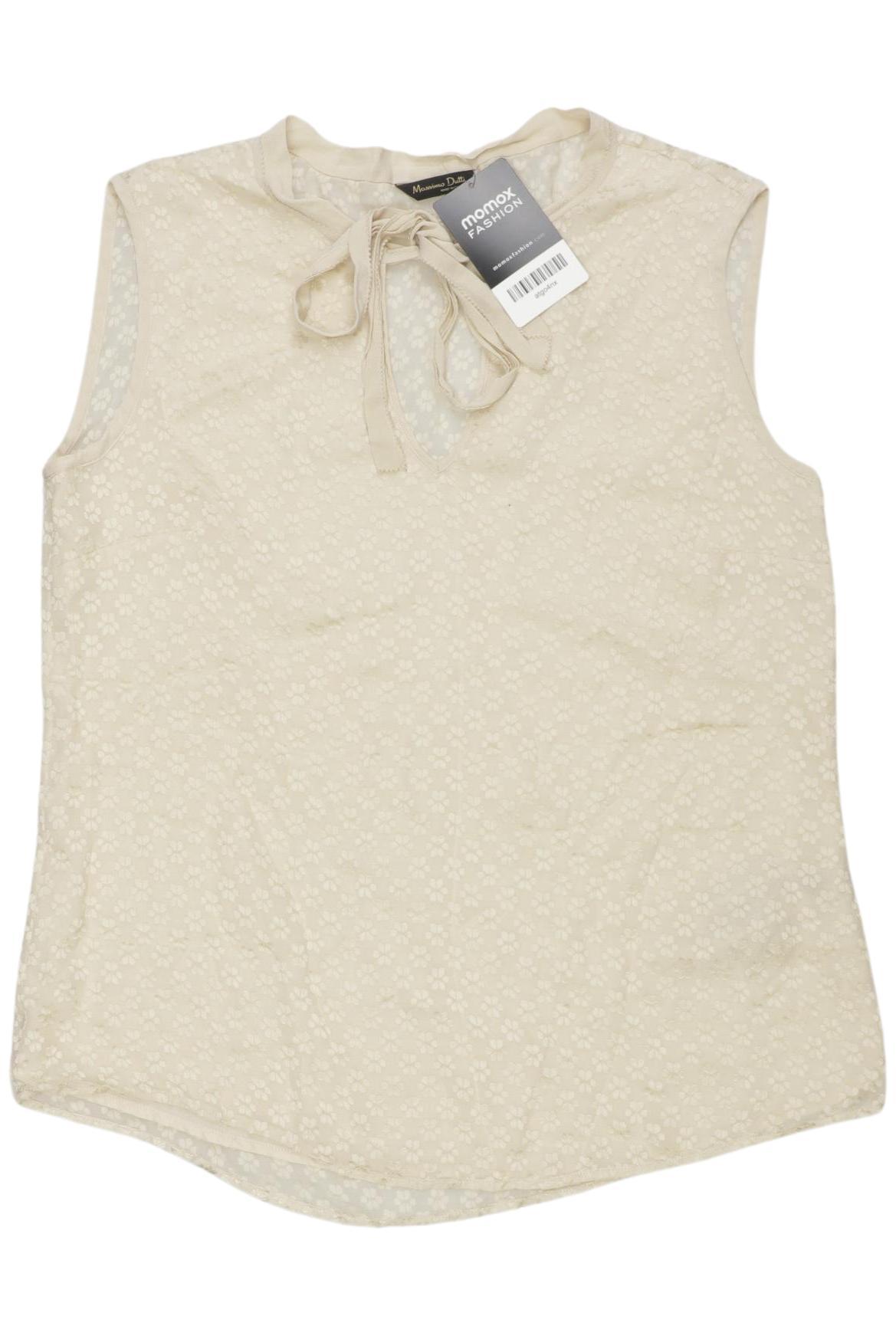

Massimo Dutti Damen Top, beige, Gr. 36