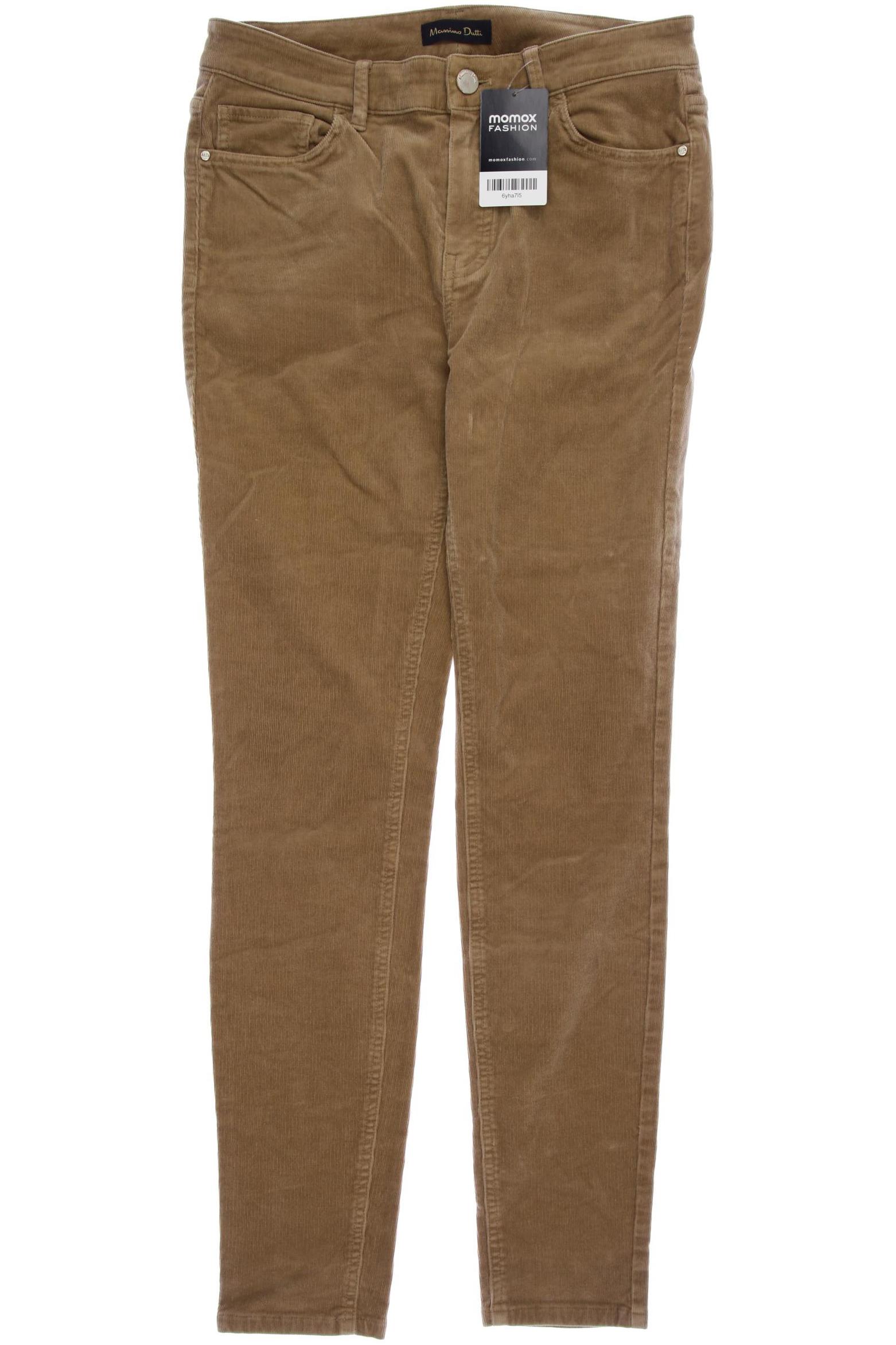 

Massimo Dutti Damen Stoffhose, braun, Gr. 38