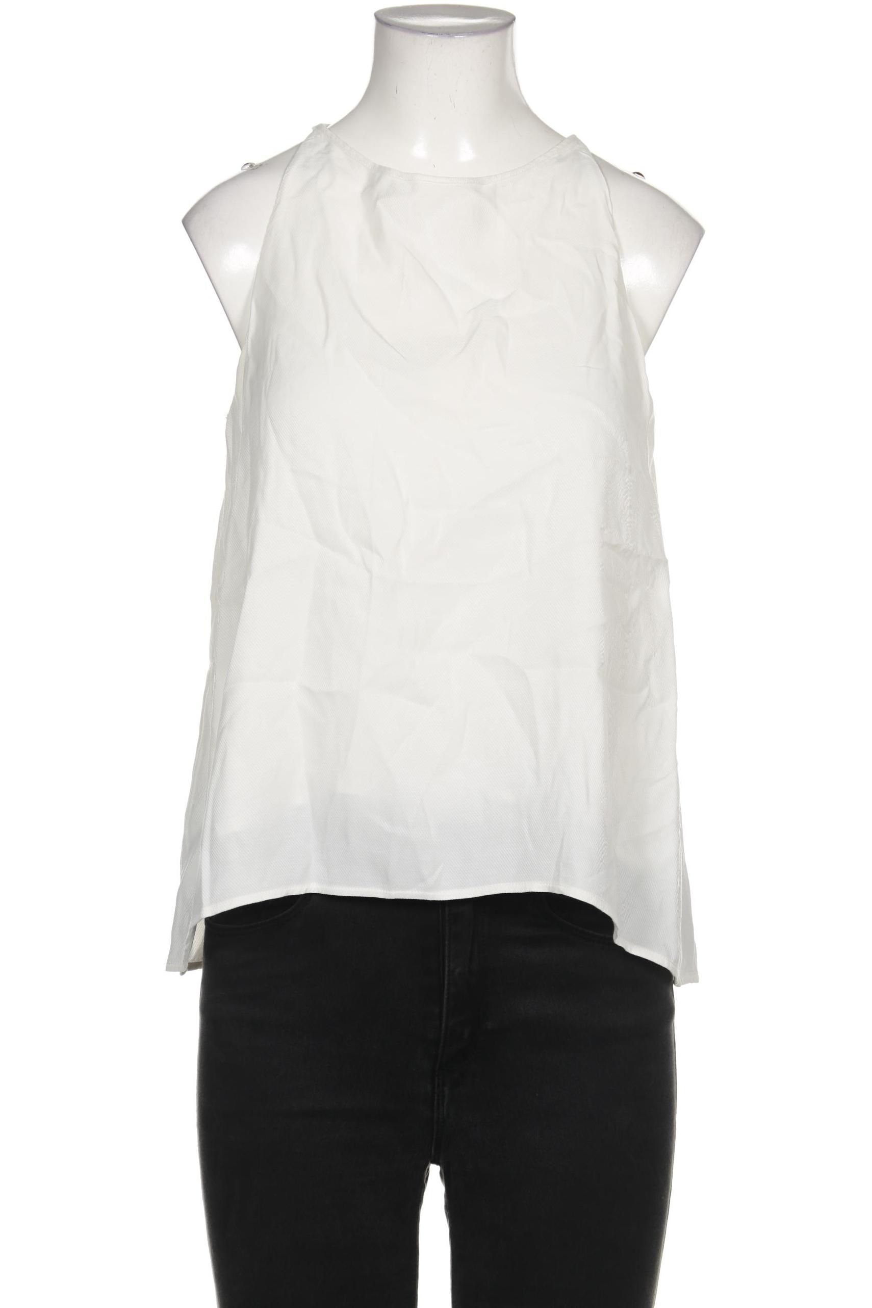 

Massimo Dutti Damen Bluse, weiß, Gr. 38