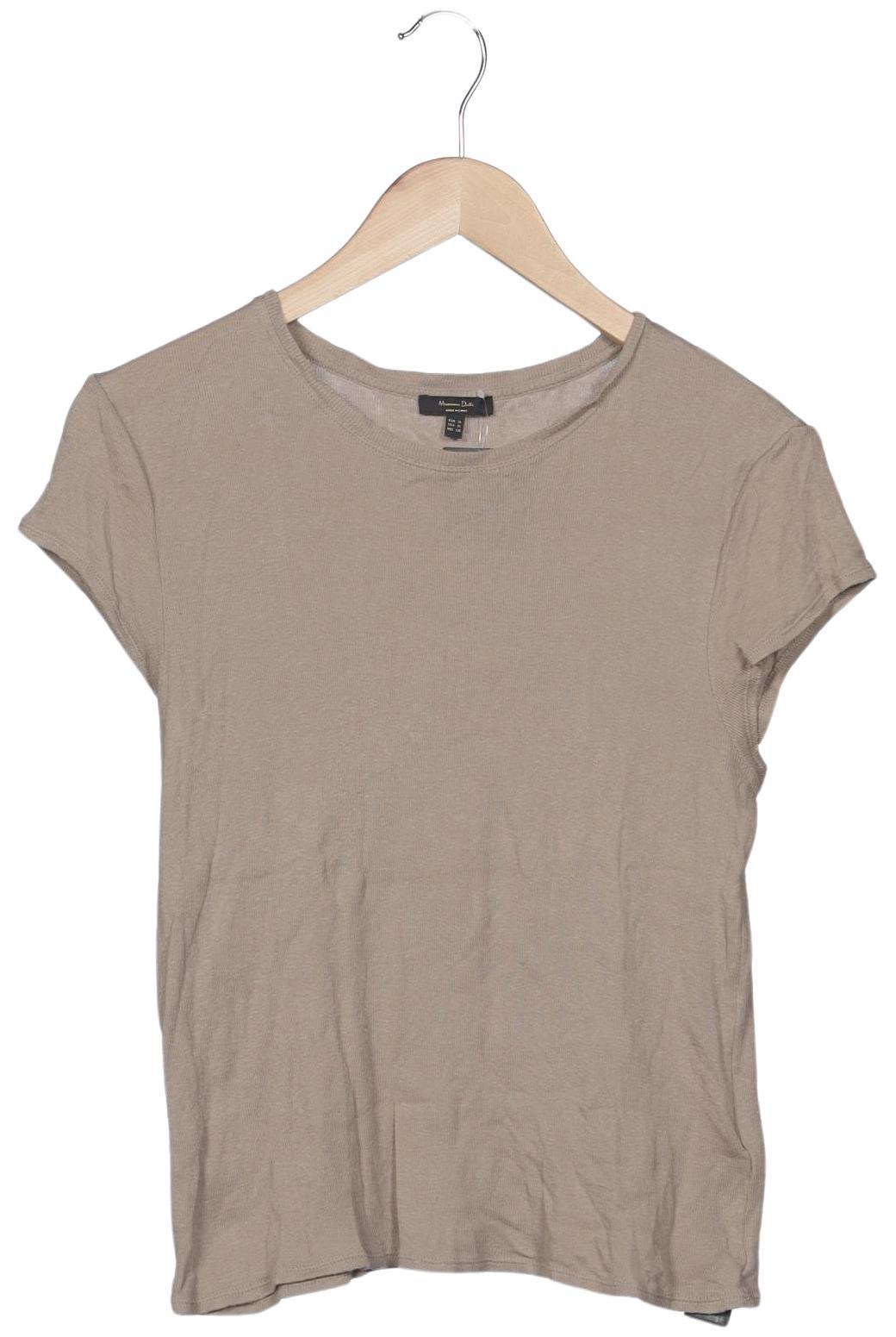 

Massimo Dutti Damen T-Shirt, beige, Gr. 44