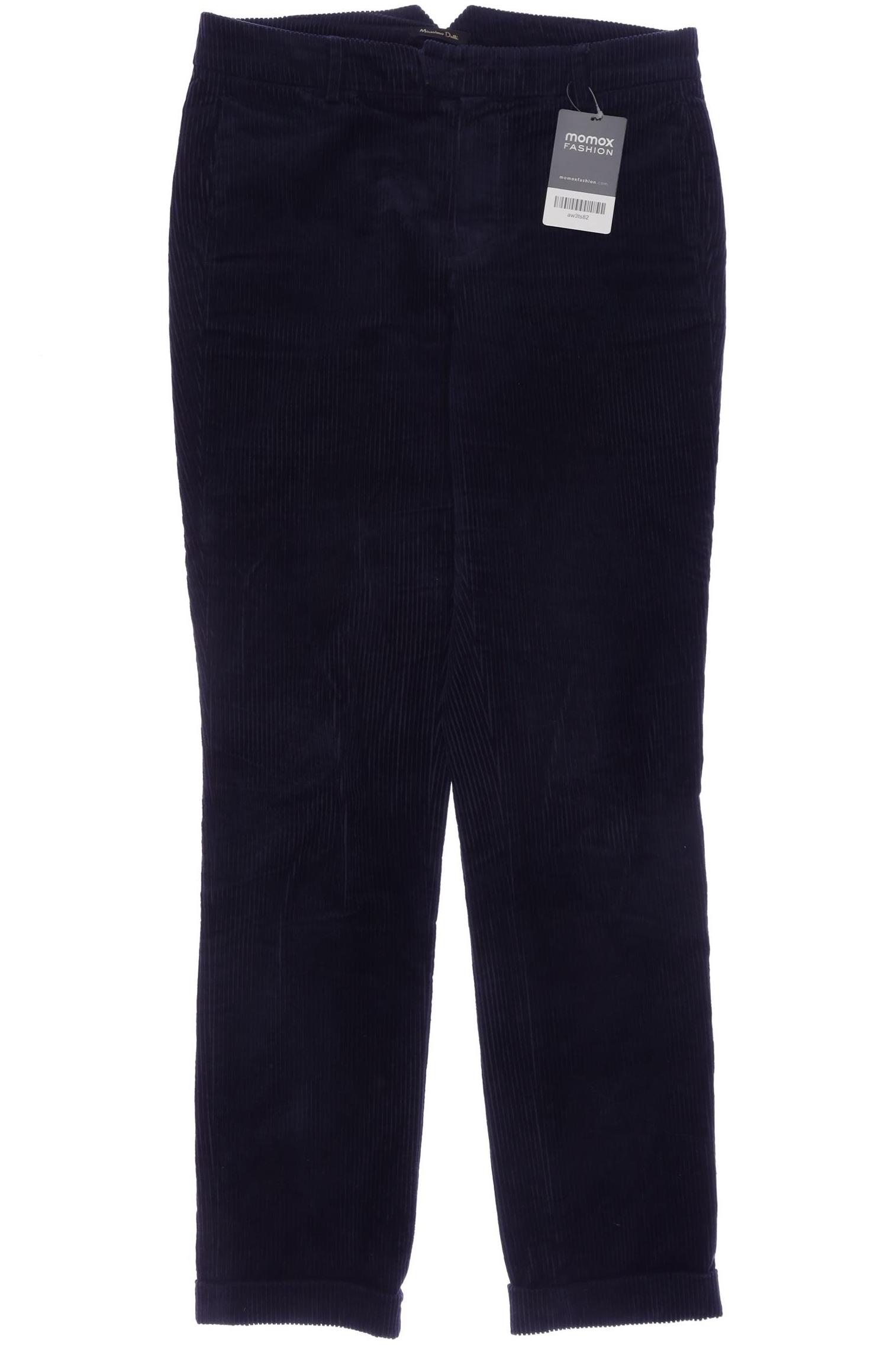 

Massimo Dutti Damen Stoffhose, marineblau, Gr. 34