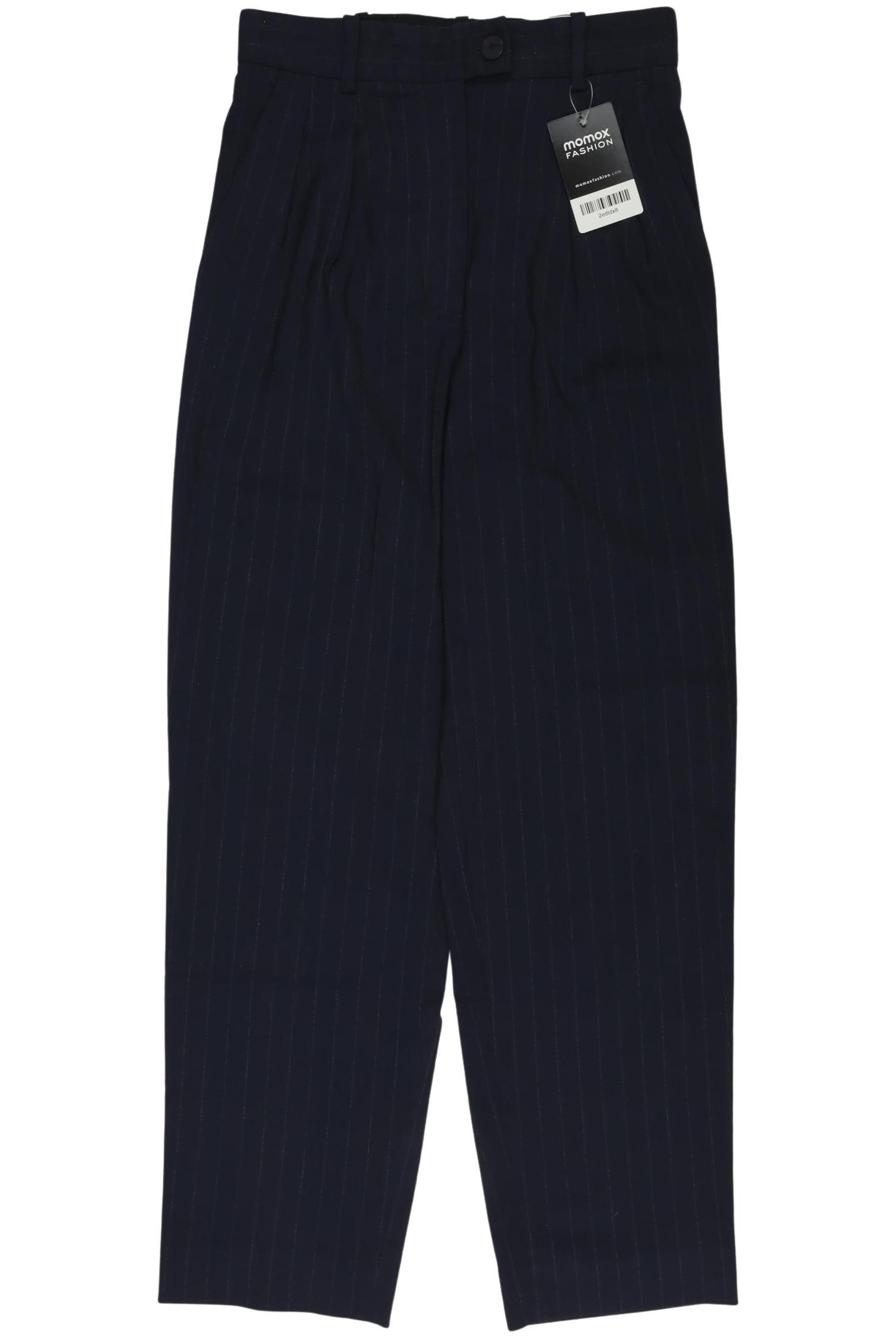 

Massimo Dutti Damen Stoffhose, marineblau, Gr. 34