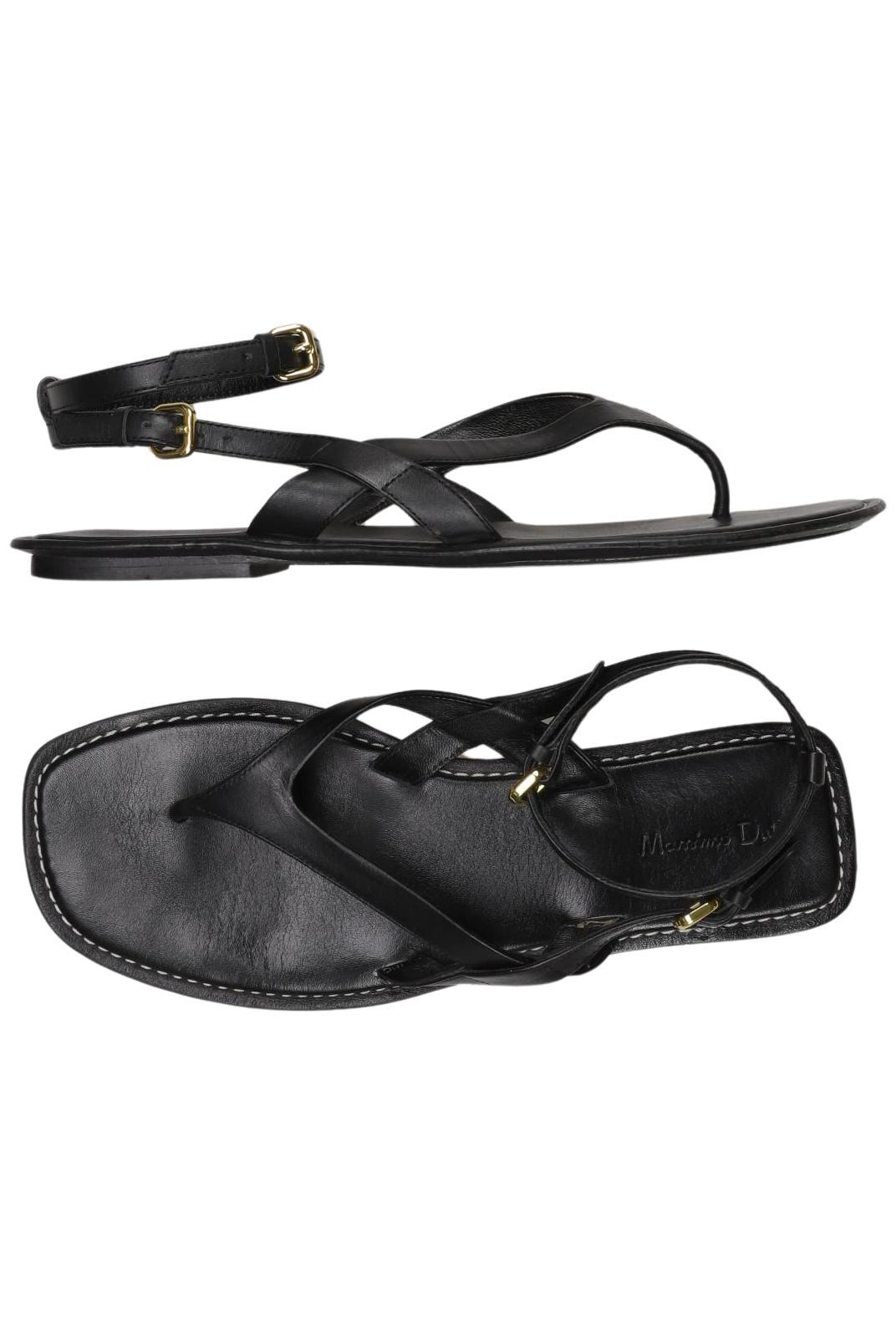 

Massimo Dutti Damen Sandale, schwarz, Gr. 40