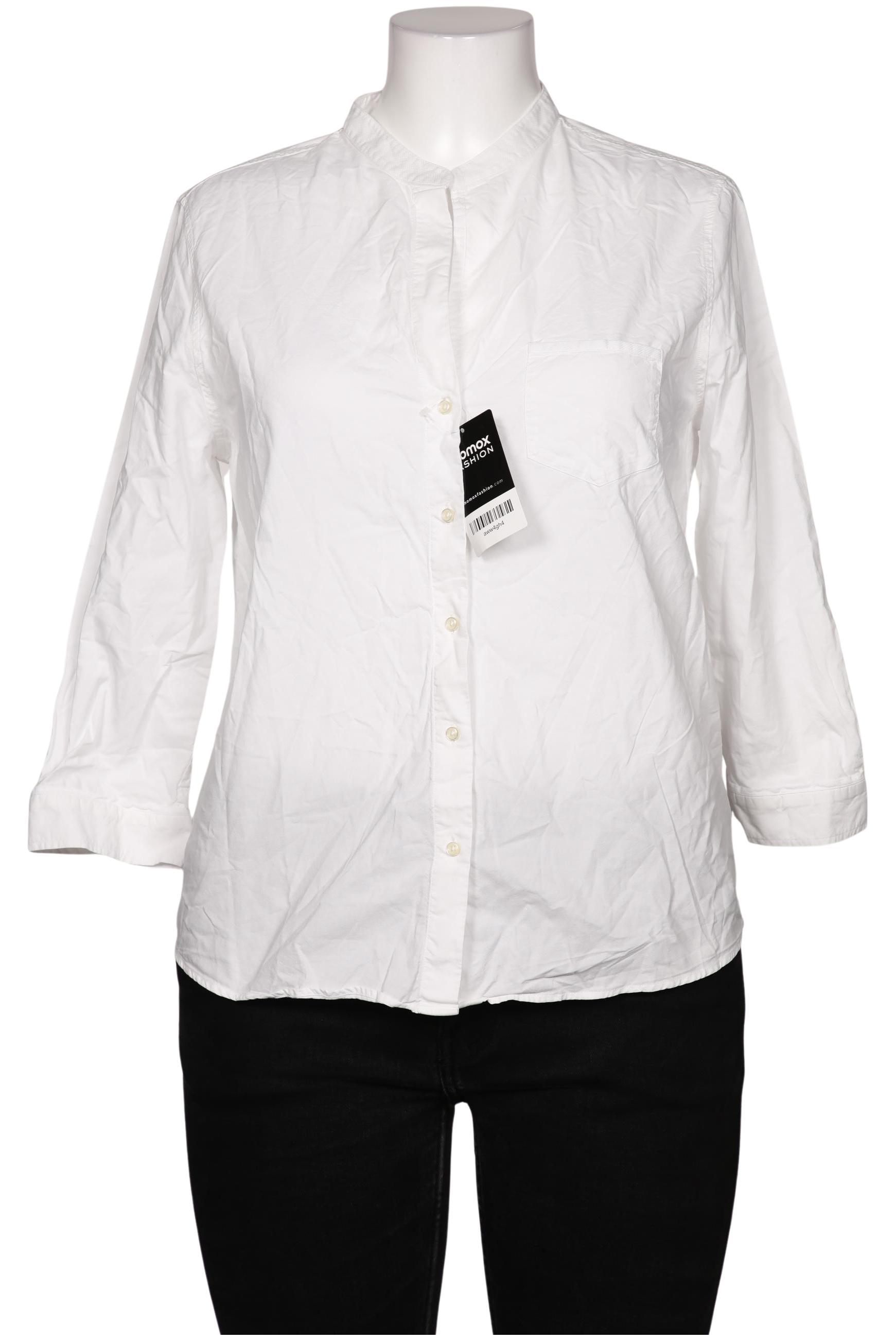 

Massimo Dutti Damen Bluse, weiß, Gr. 44