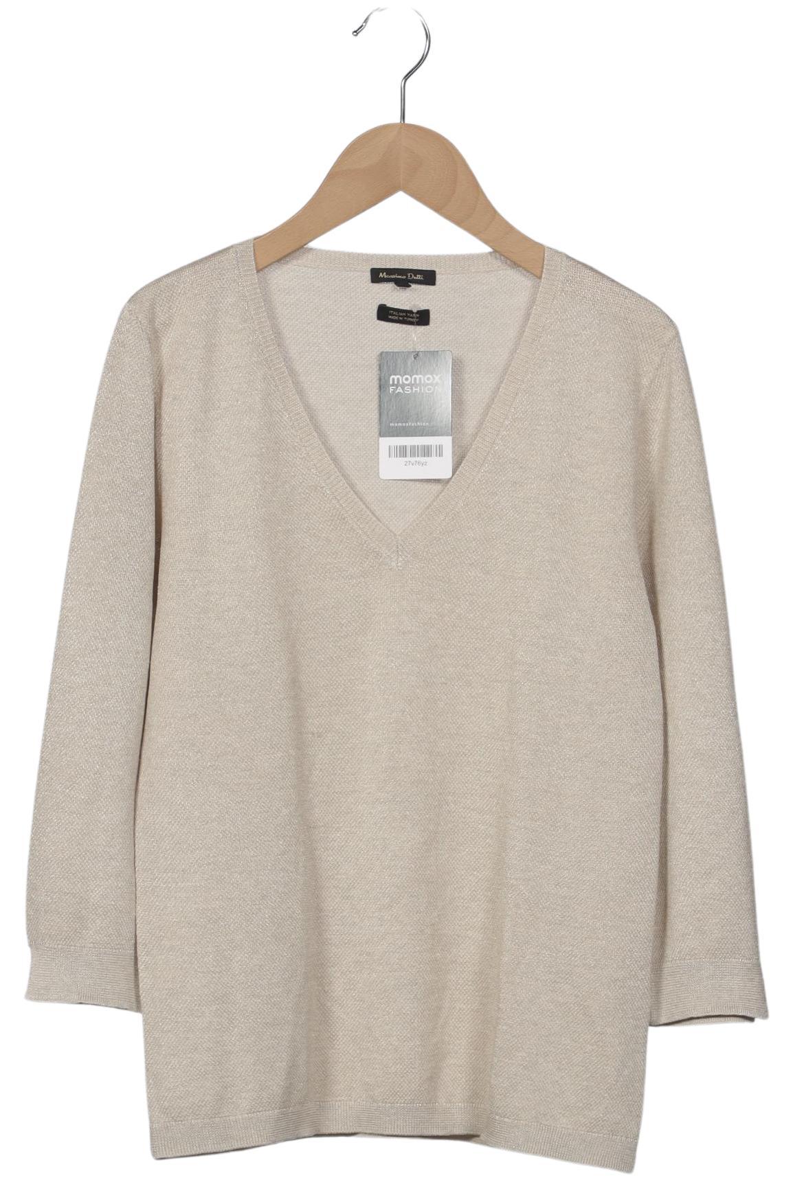 

Massimo Dutti Damen Pullover, beige, Gr. 38