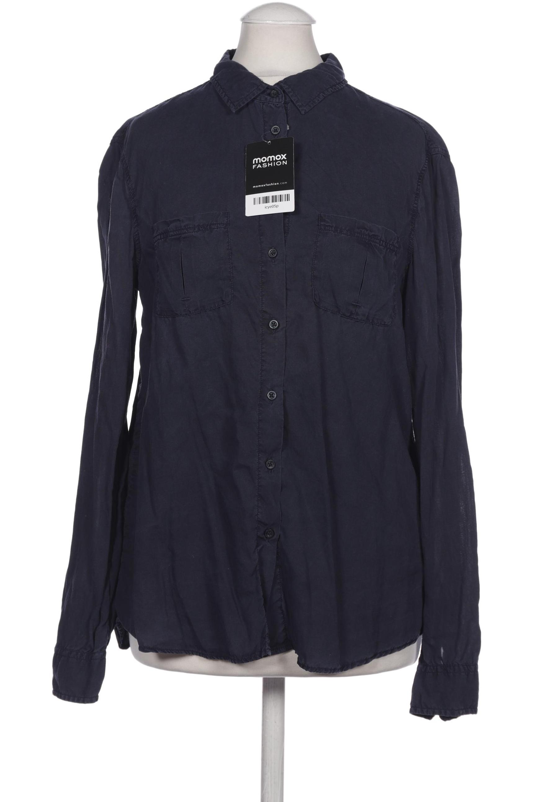 

Massimo Dutti Damen Bluse, marineblau, Gr. 36