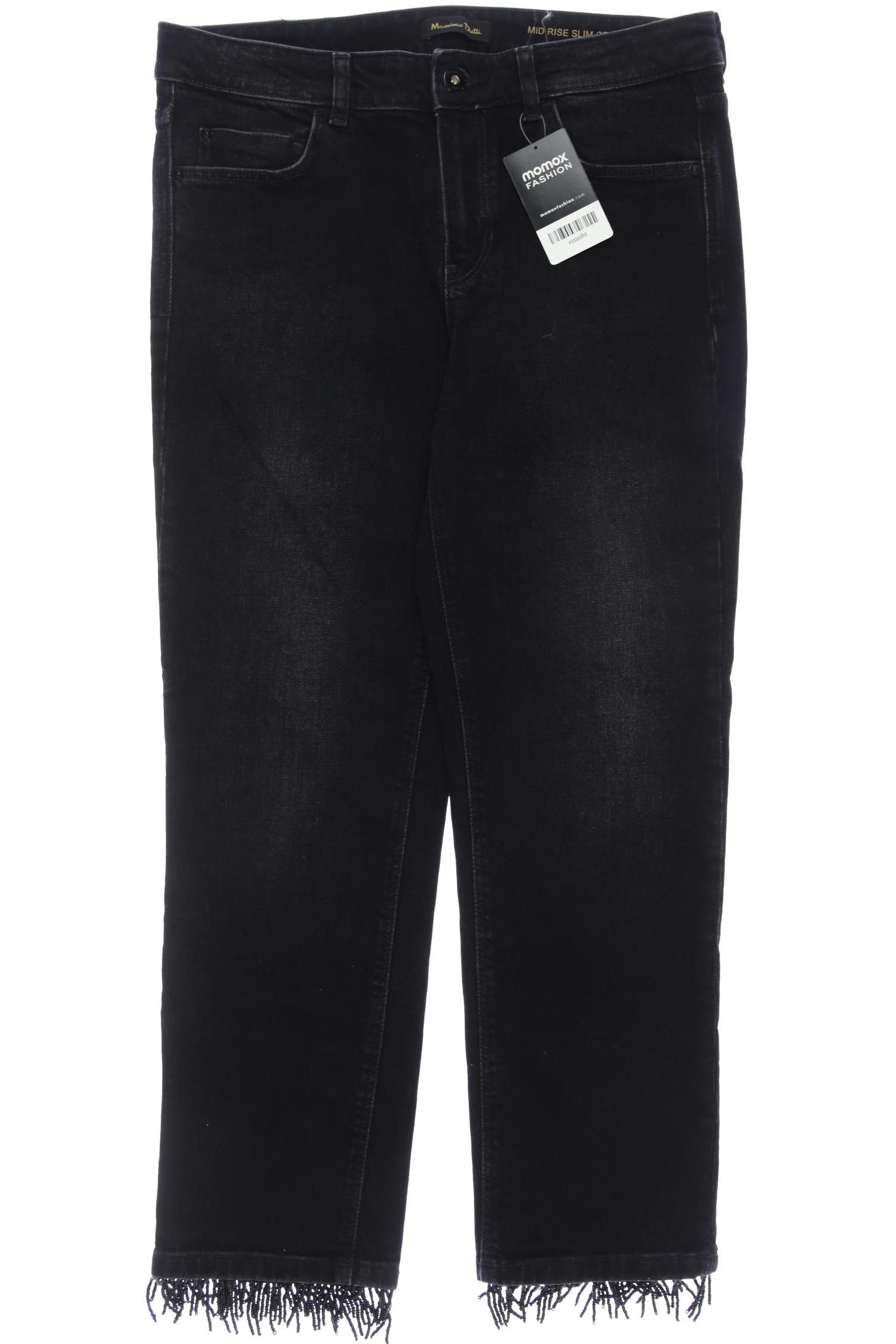 

Massimo Dutti Damen Jeans, schwarz, Gr. 40