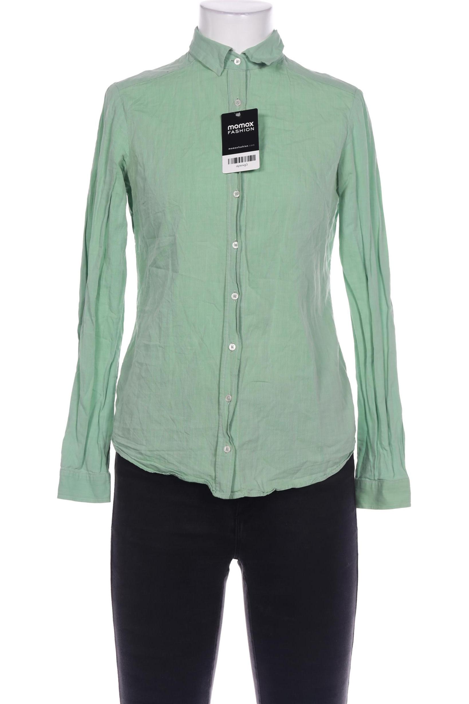 

Massimo Dutti Damen Bluse, hellgrün, Gr. 36