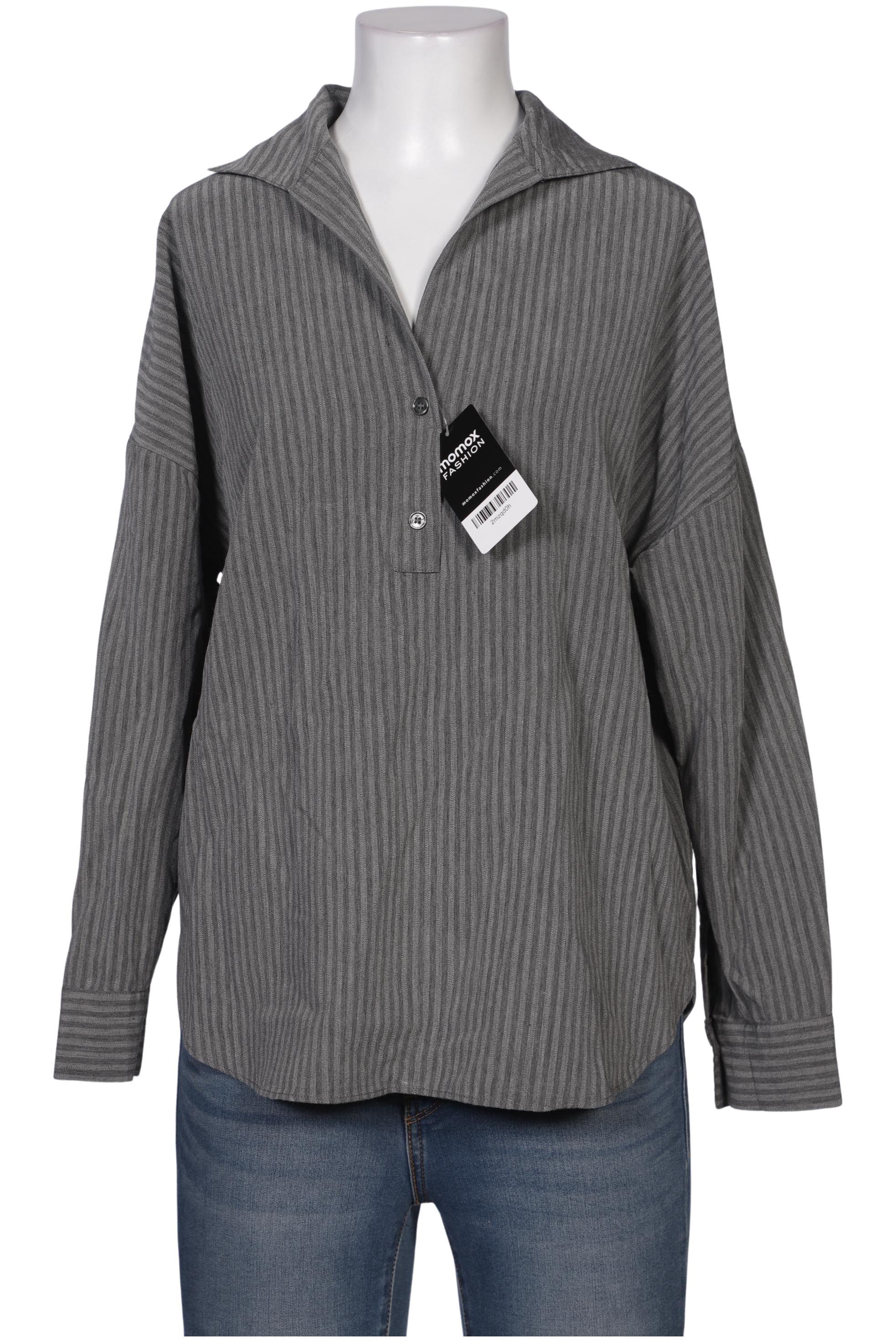 

Massimo Dutti Damen Bluse, grau, Gr. 36
