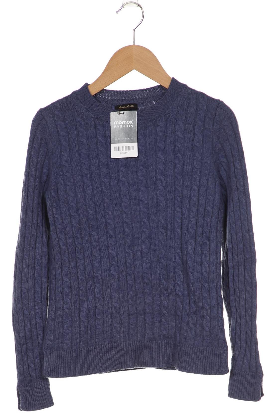 

Massimo Dutti Damen Pullover, blau, Gr. 34