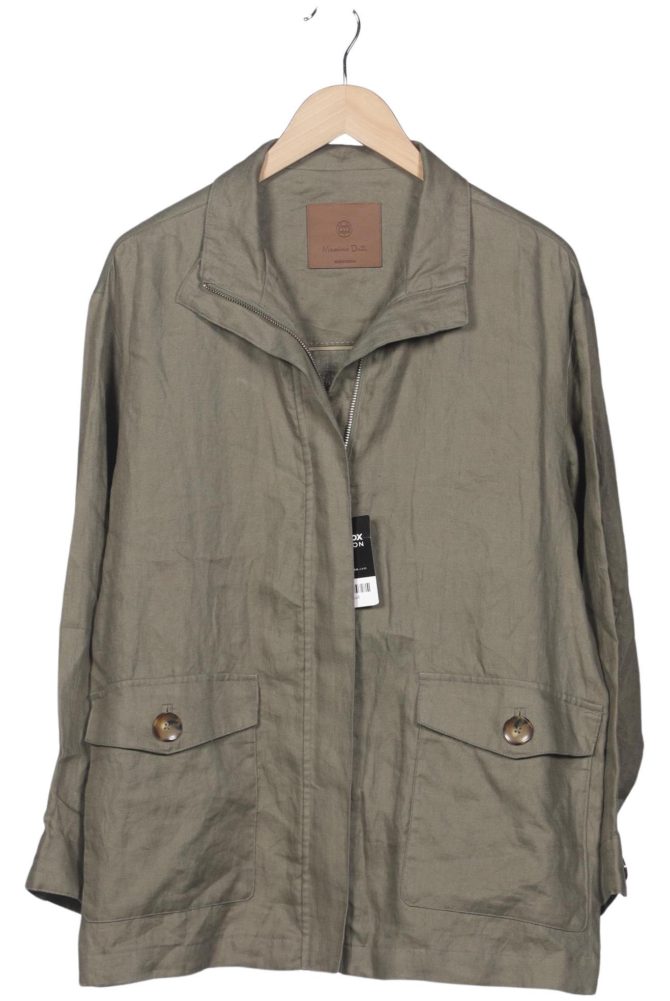 

Massimo Dutti Damen Jacke, grün, Gr. 38