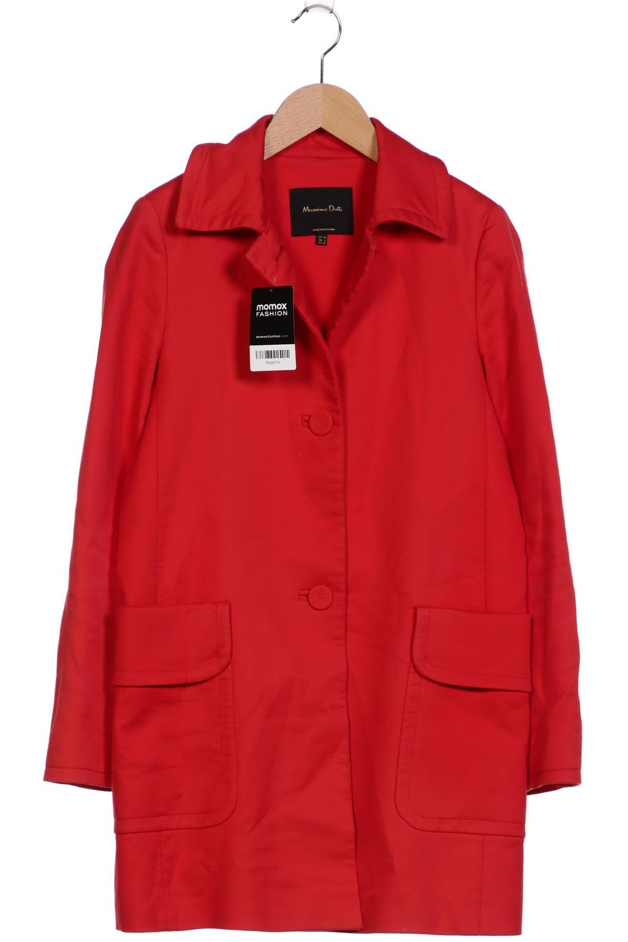 

Massimo Dutti Damen Mantel, rot, Gr. 38