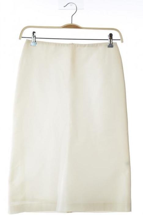 

Massimo Dutti Damen Rock, beige, Gr. 28