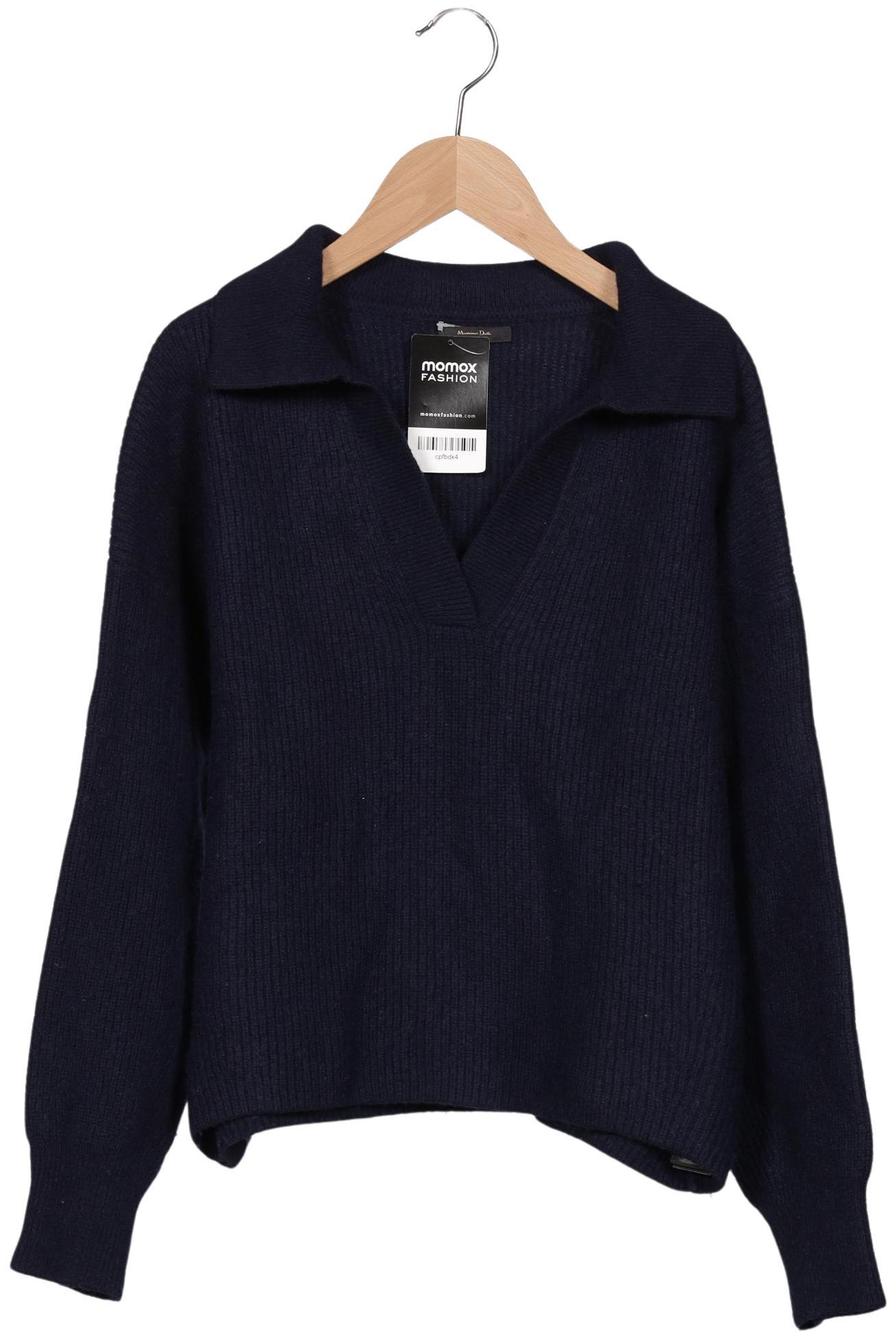 

Massimo Dutti Damen Pullover, marineblau, Gr. 38