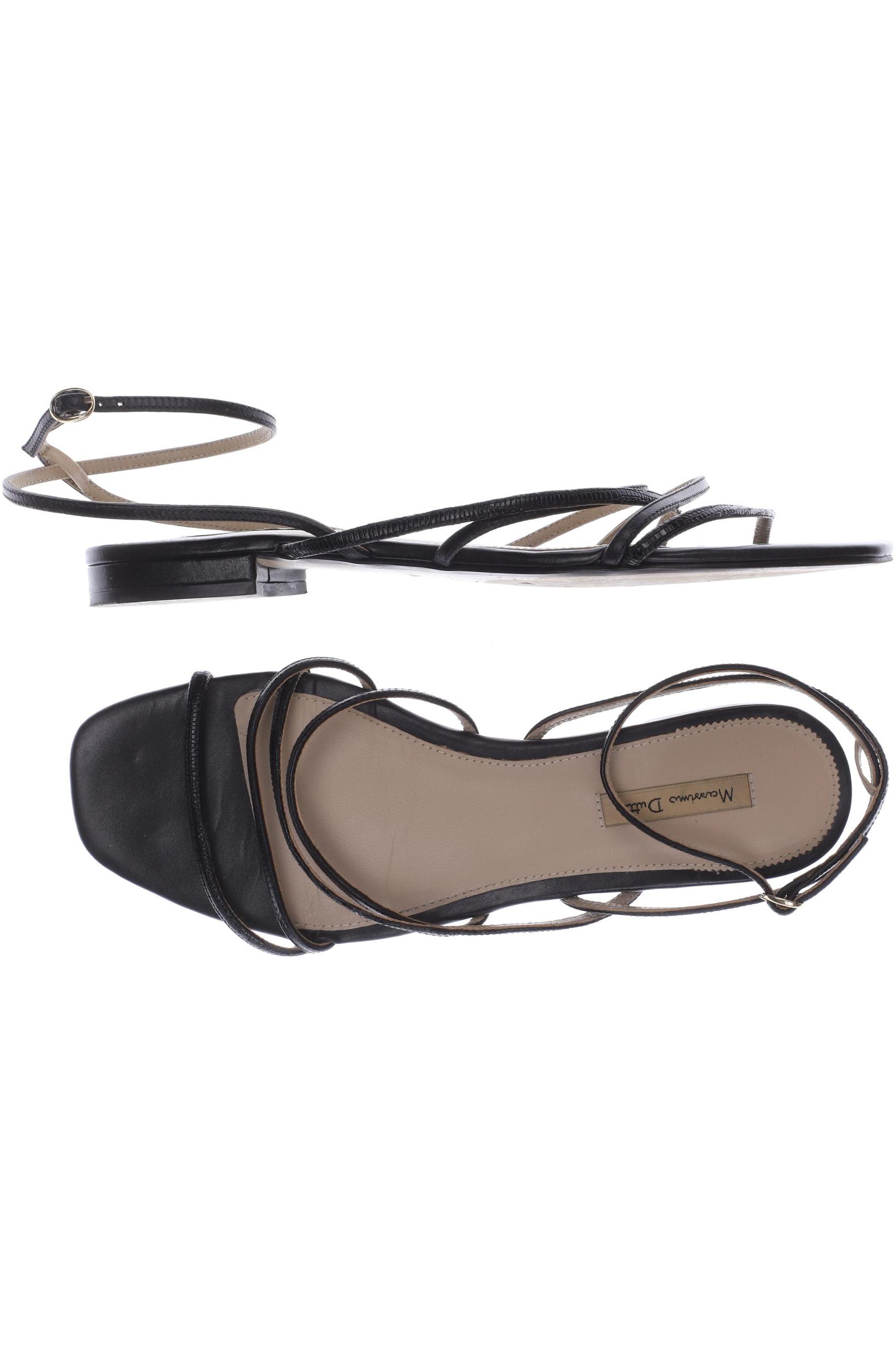 

Massimo Dutti Damen Sandale, schwarz