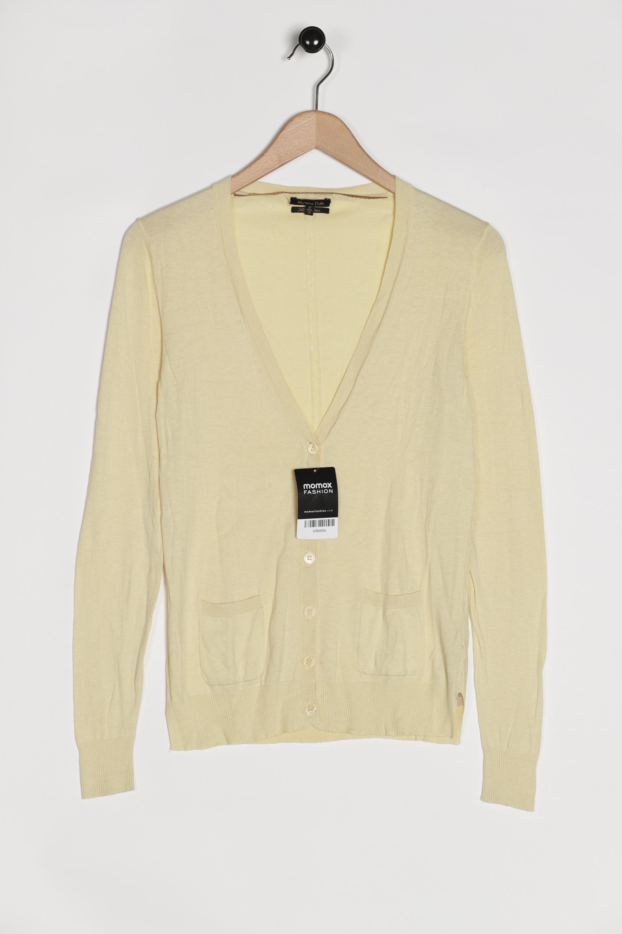 

Massimo Dutti Damen Strickjacke, gelb, Gr. 32