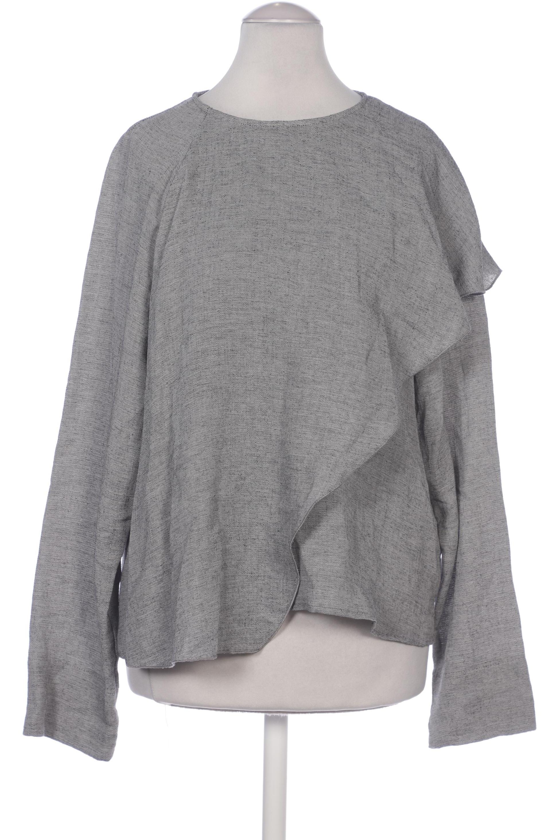 

Massimo Dutti Damen Bluse, grau, Gr. 34