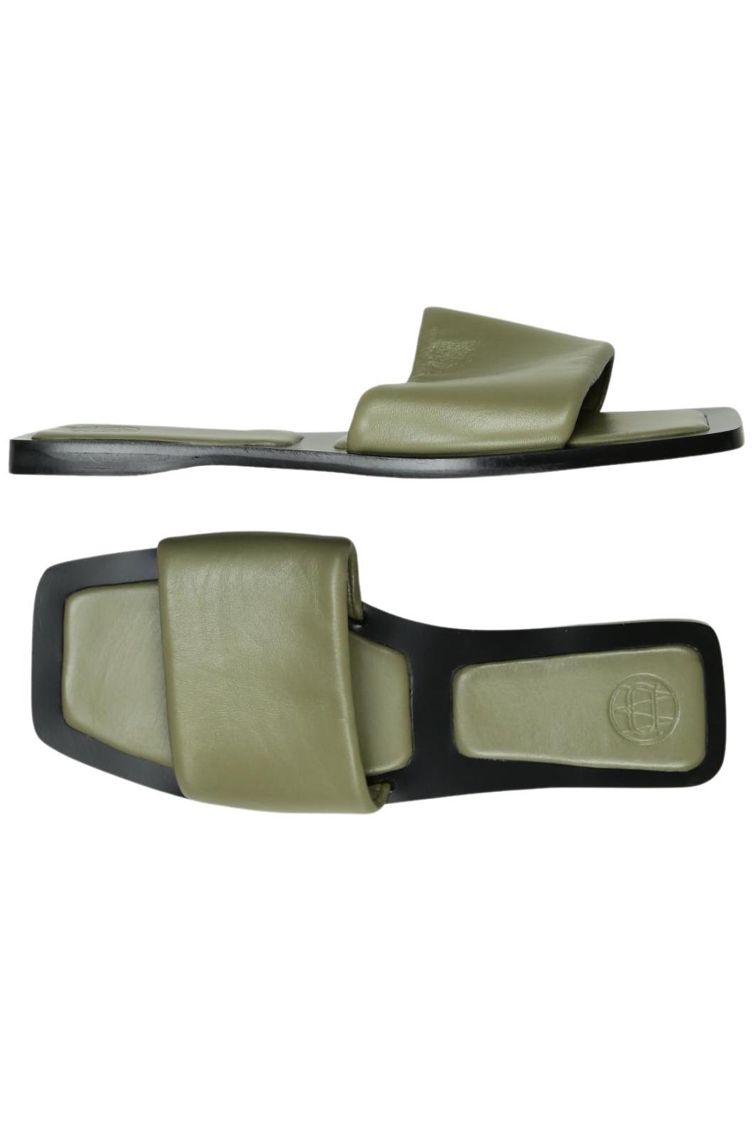 

Massimo Dutti Damen Sandale, grün, Gr. 39