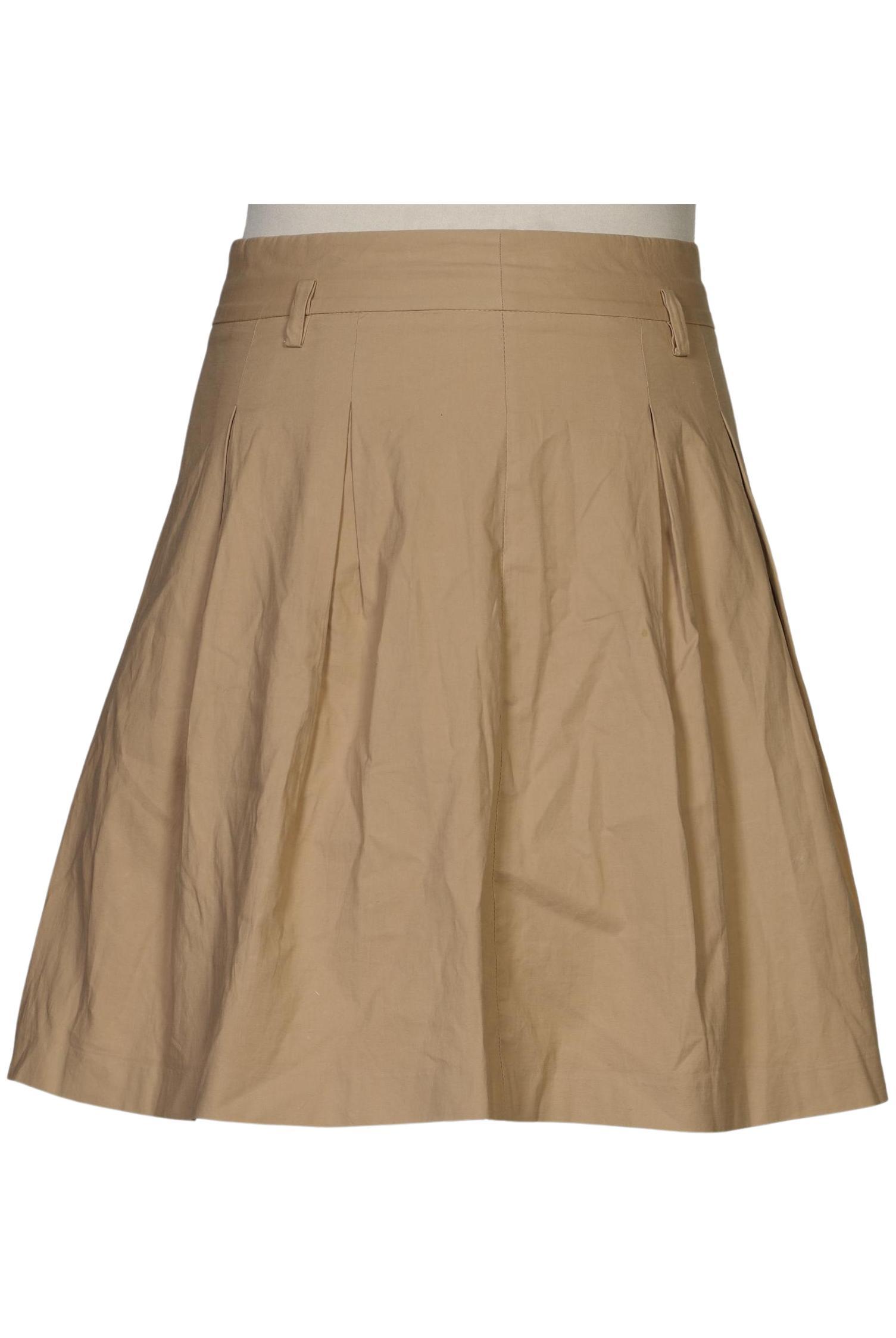 

Massimo Dutti Damen Rock, beige, Gr. 42