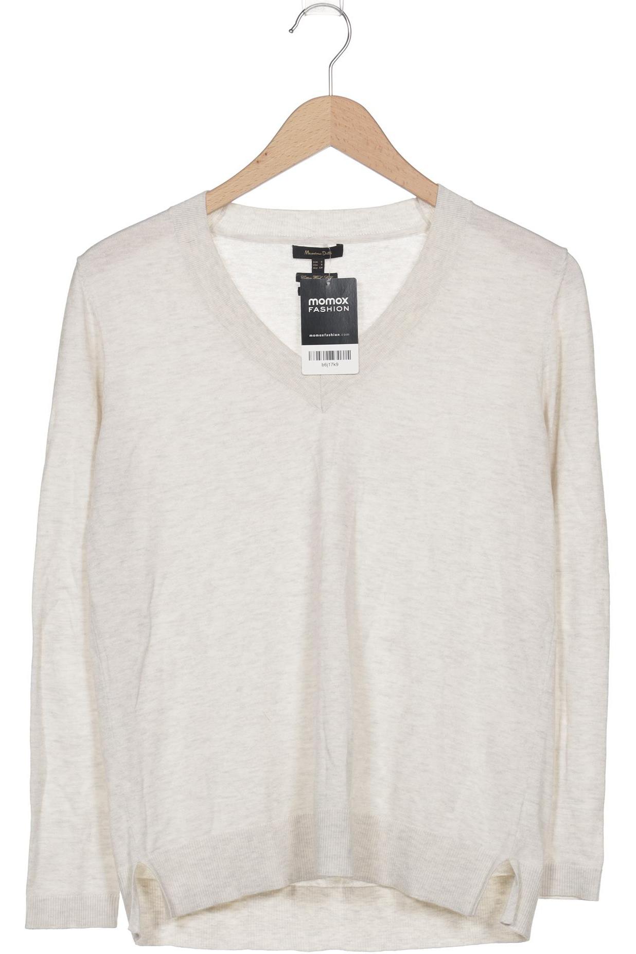 

Massimo Dutti Damen Pullover, cremeweiß, Gr. 36