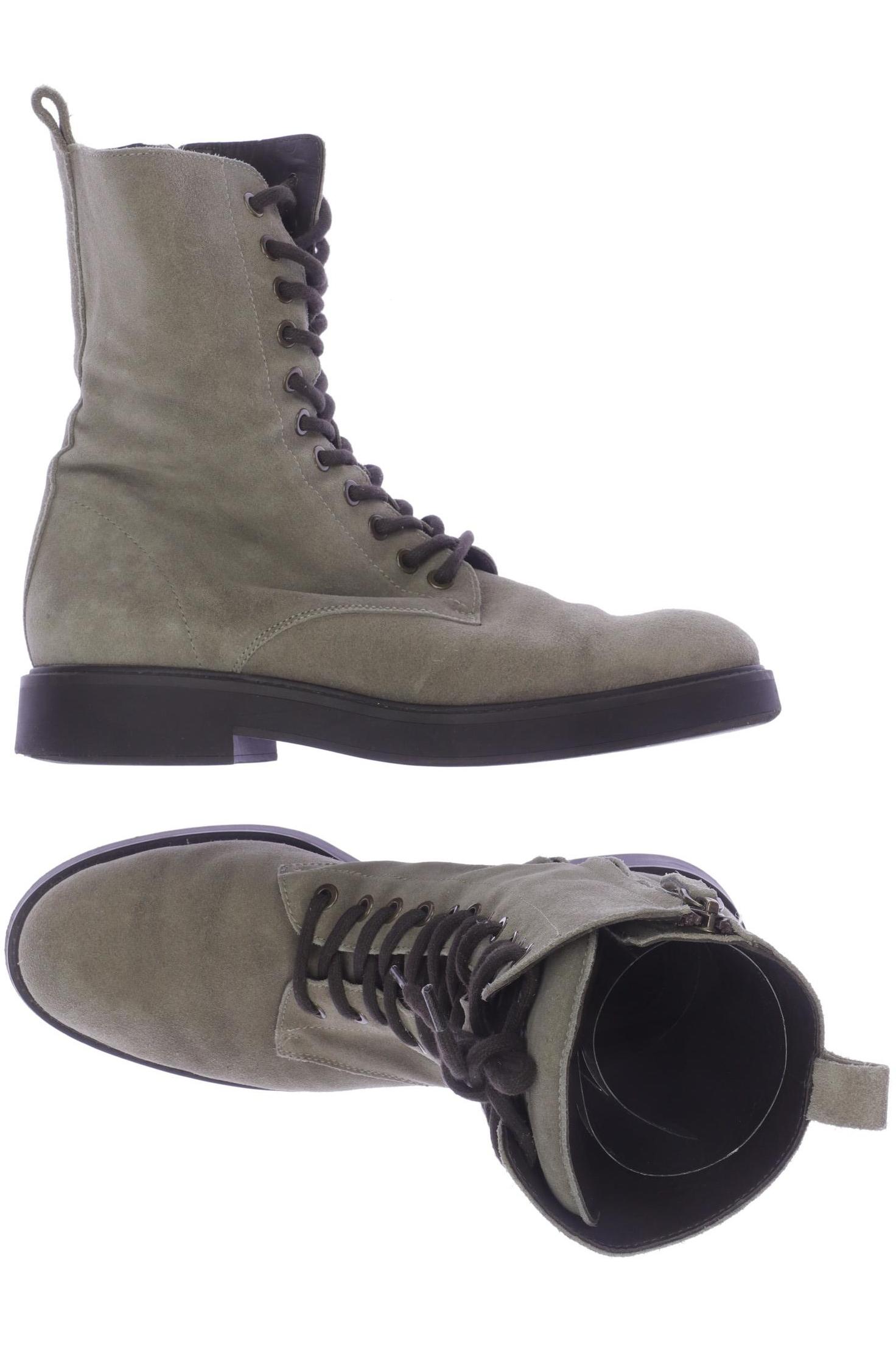 

Massimo Dutti Damen Stiefelette, grau, Gr. 39