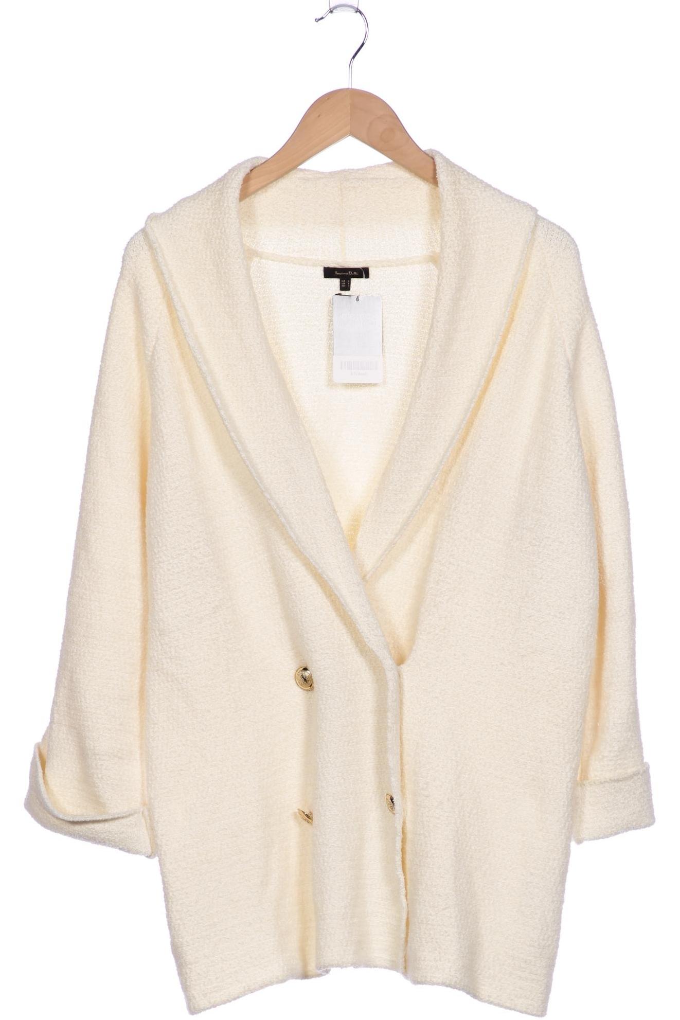 

Massimo Dutti Damen Strickjacke, cremeweiß, Gr. 42