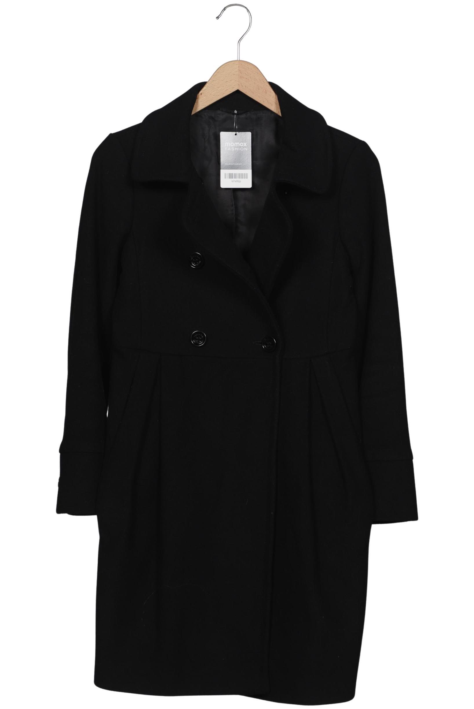 

Massimo Dutti Damen Mantel, schwarz, Gr. 36