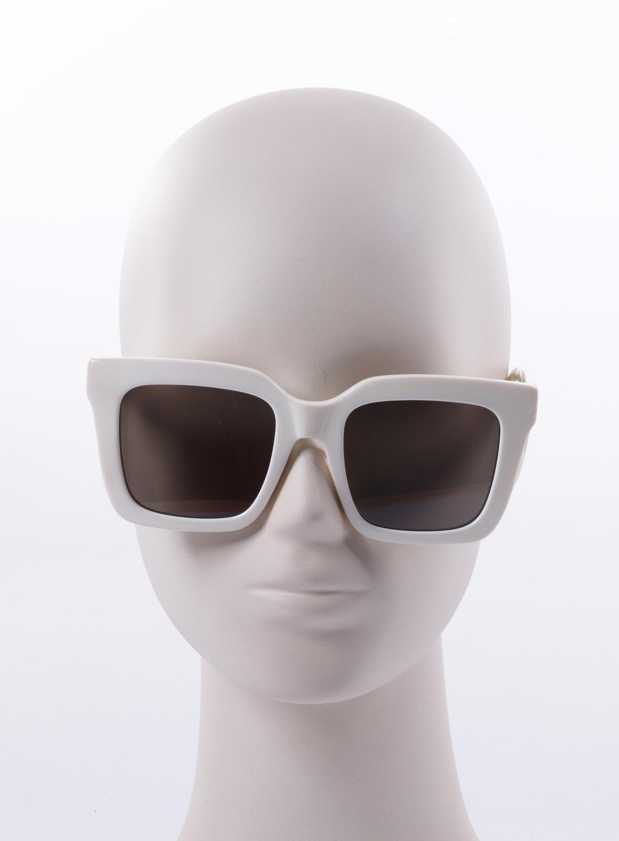 

Massimo Dutti Damen Sonnenbrille, weiß, Gr.