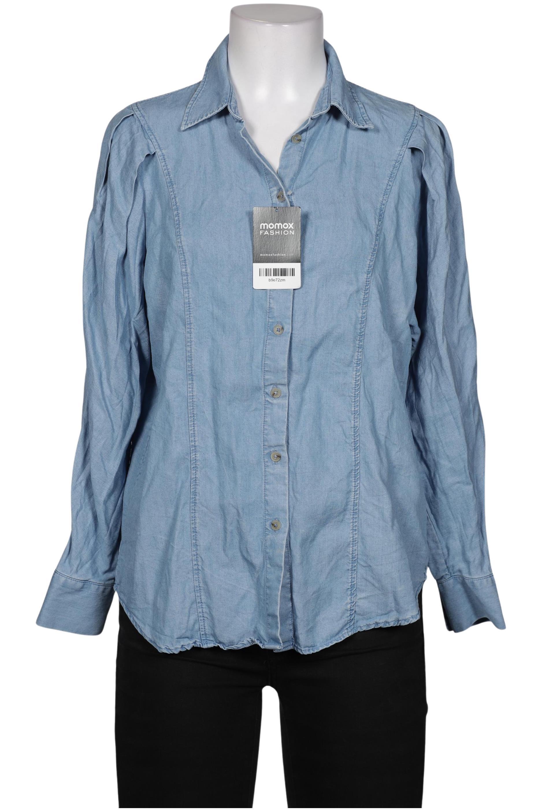 

Massimo Dutti Damen Bluse, hellblau, Gr. 36