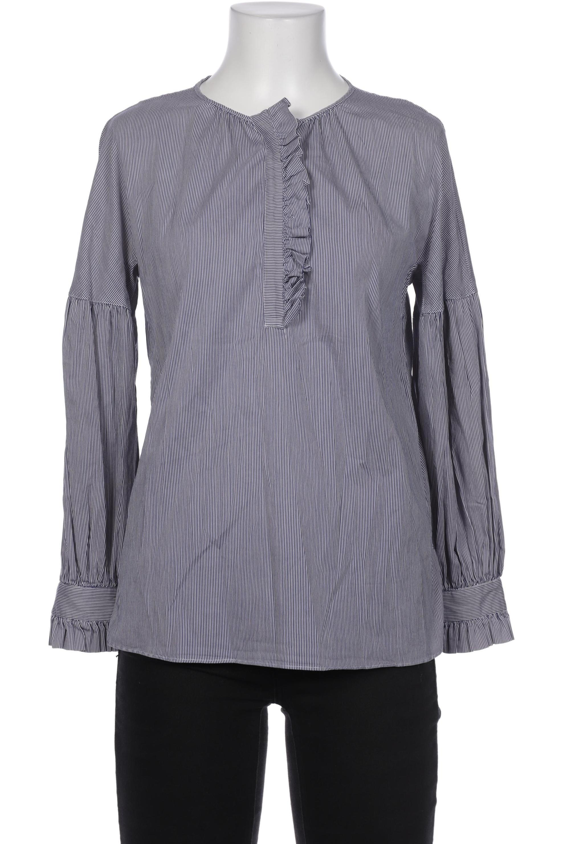 

Massimo Dutti Damen Bluse, marineblau, Gr. 36