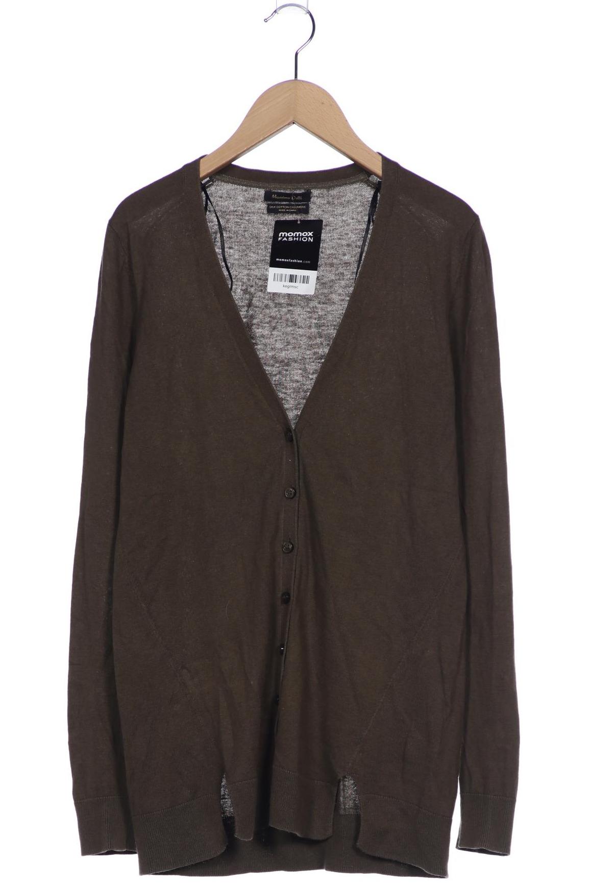

Massimo Dutti Damen Strickjacke, grün, Gr. 36