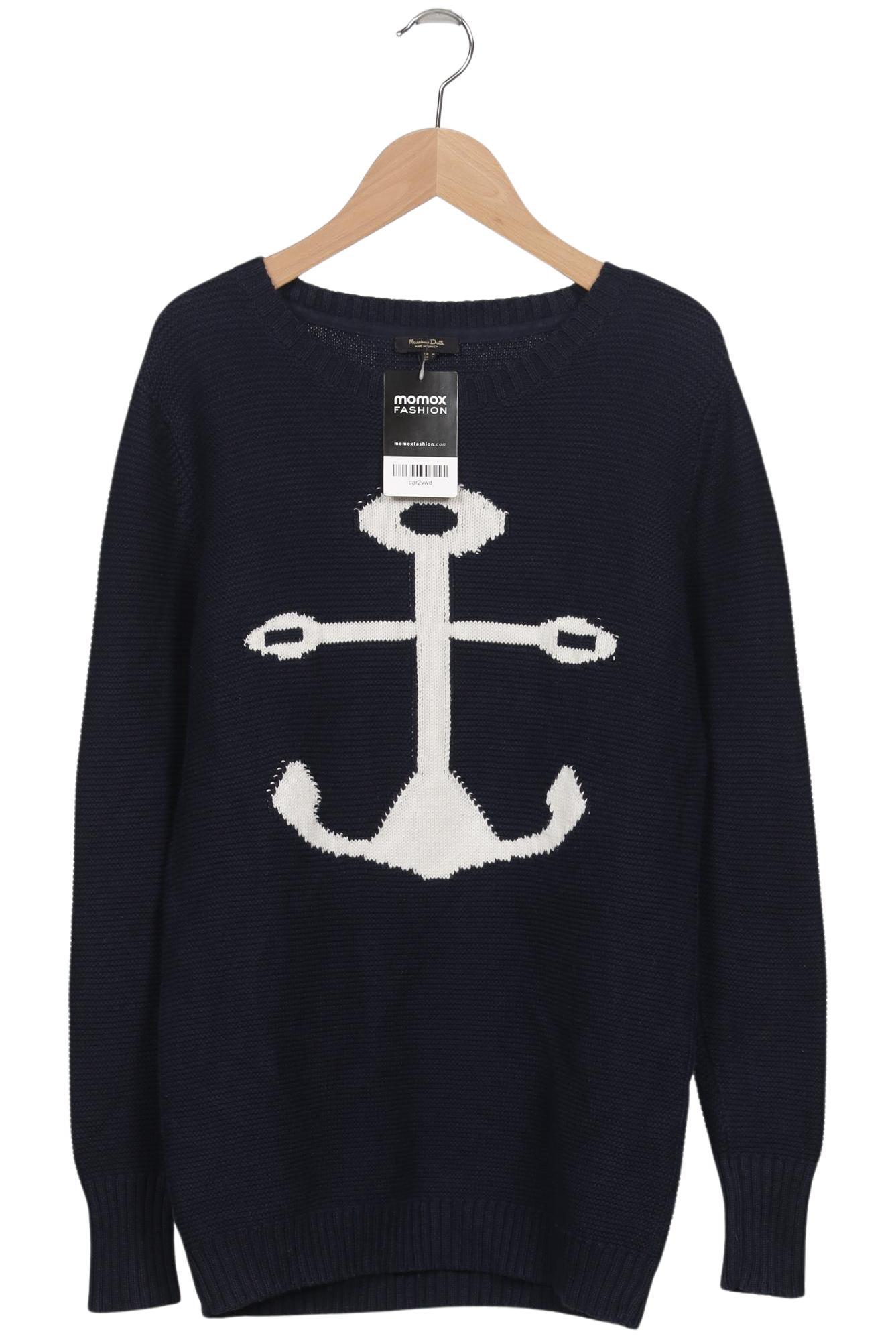 

Massimo Dutti Damen Pullover, marineblau, Gr. 38