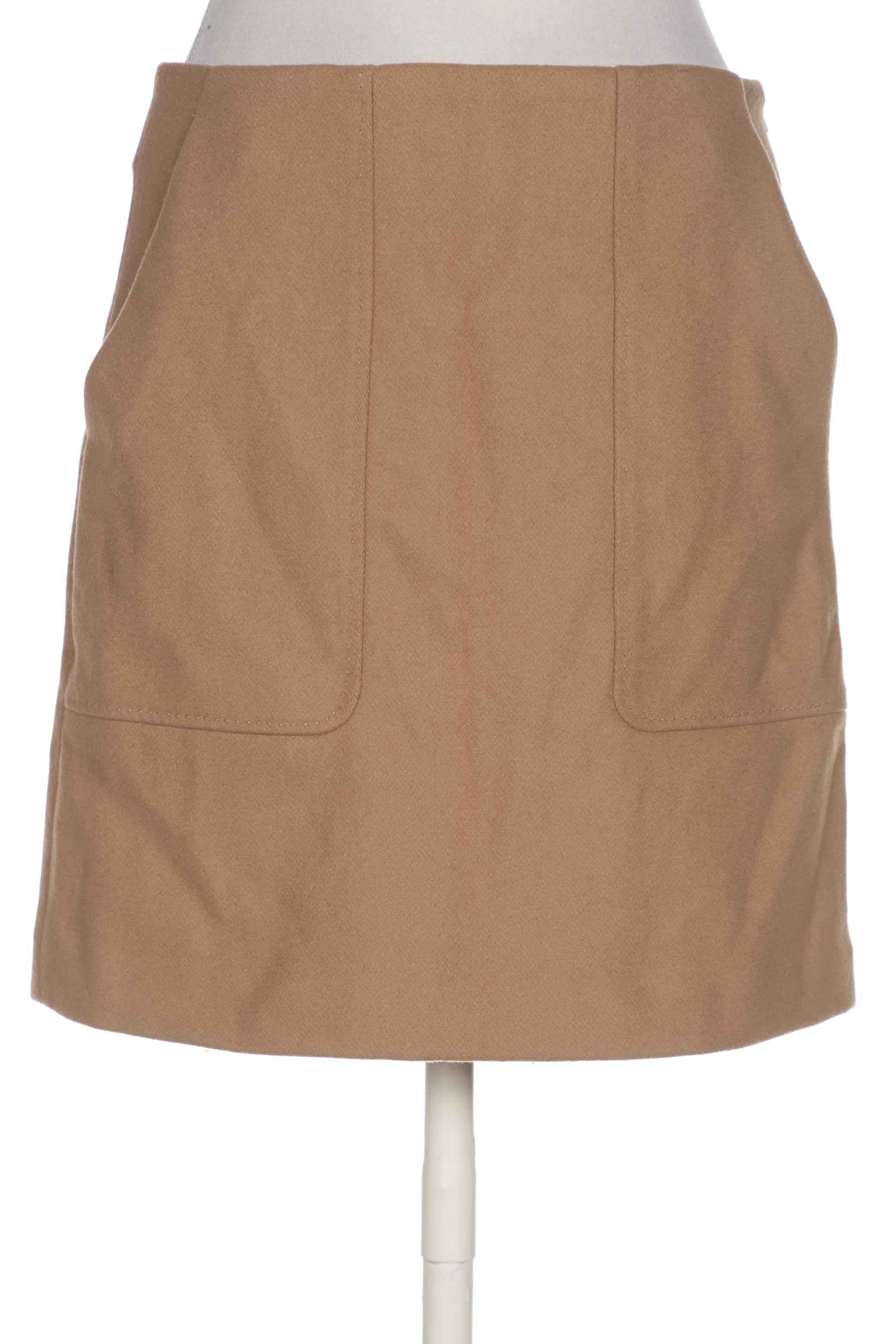 

Massimo Dutti Damen Rock, beige, Gr. 36