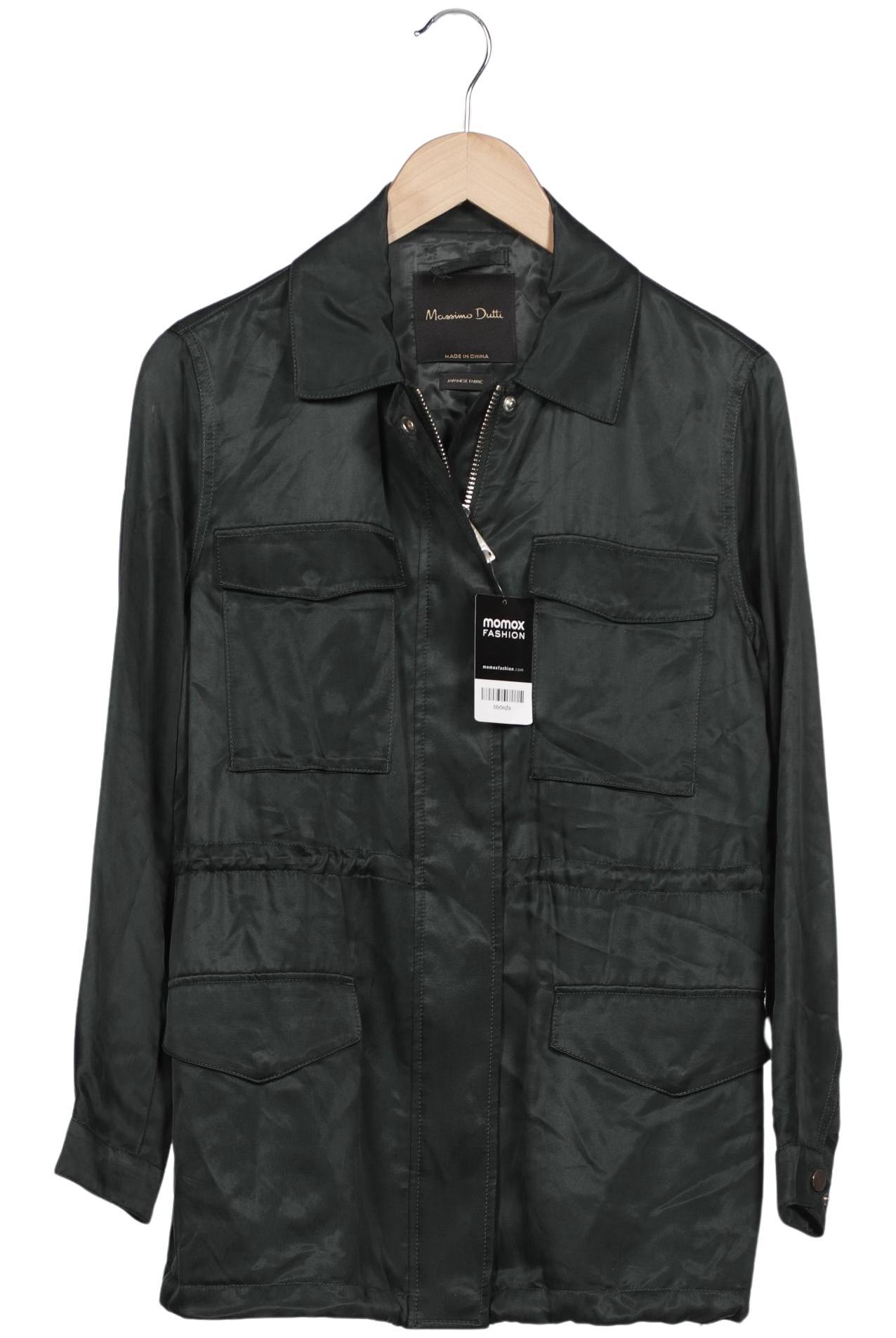 

Massimo Dutti Damen Jacke, grün, Gr. 36