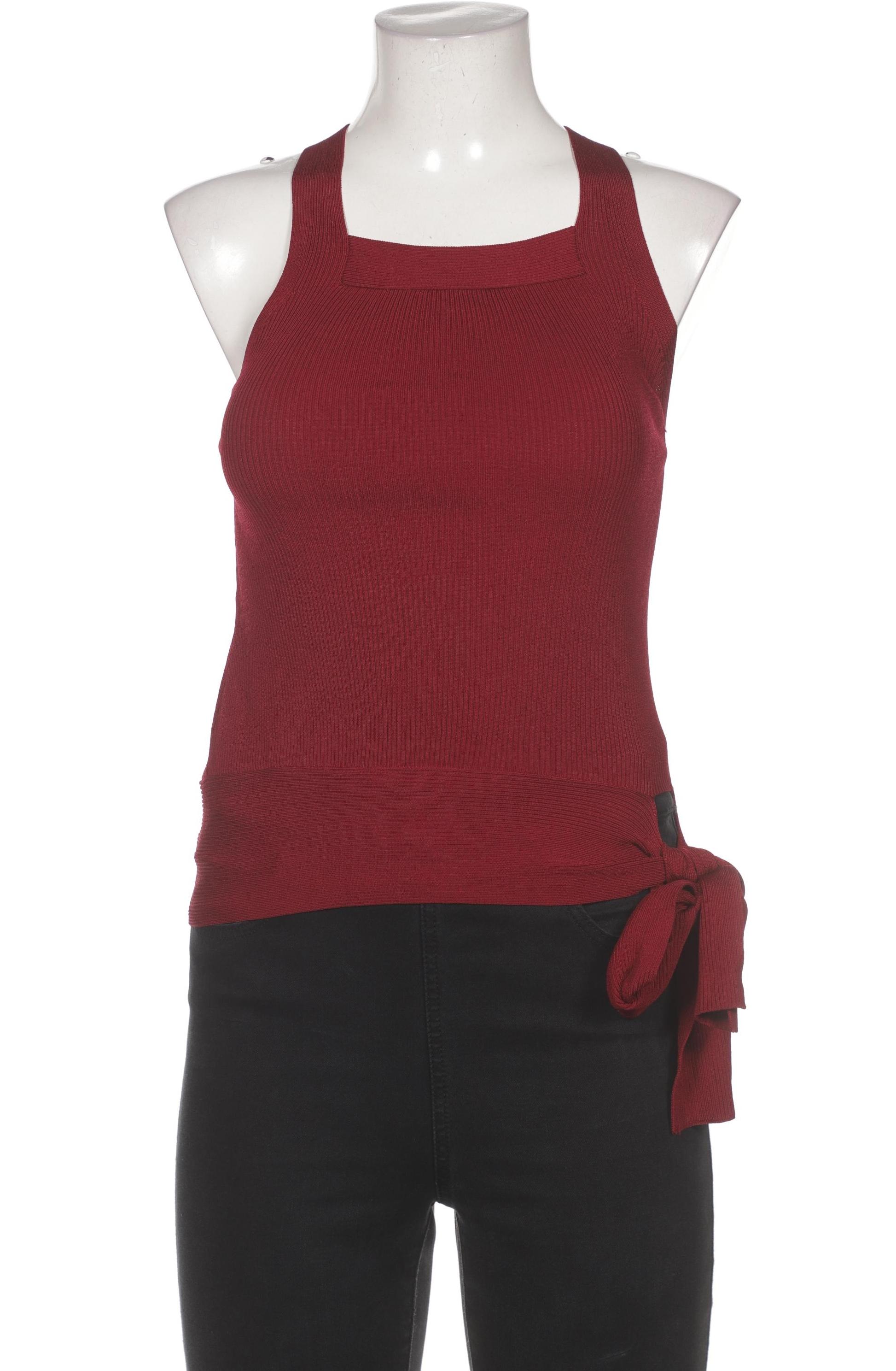 

Massimo Dutti Damen Top, bordeaux, Gr. 36