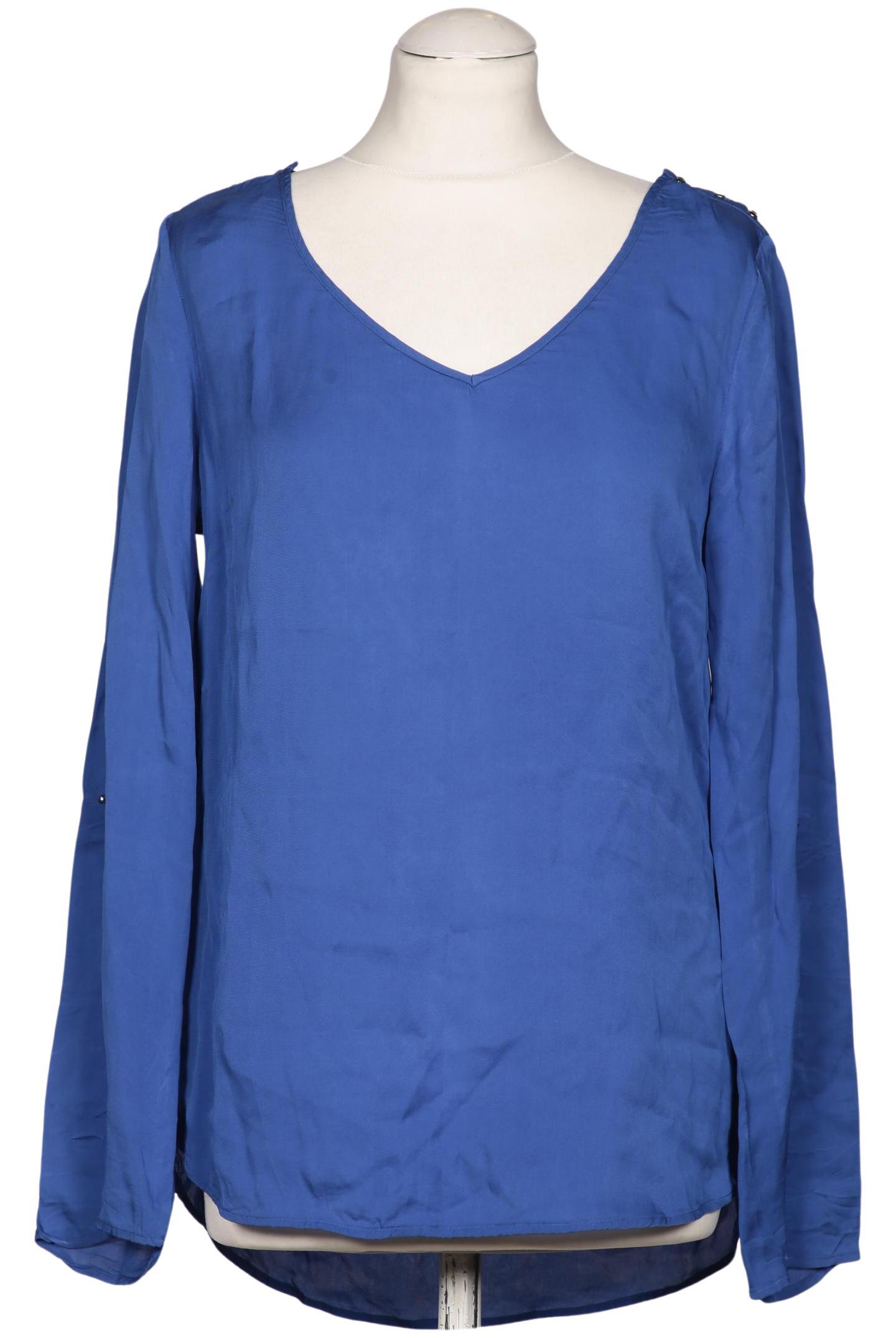 

Massimo Dutti Damen Bluse, blau, Gr. 40