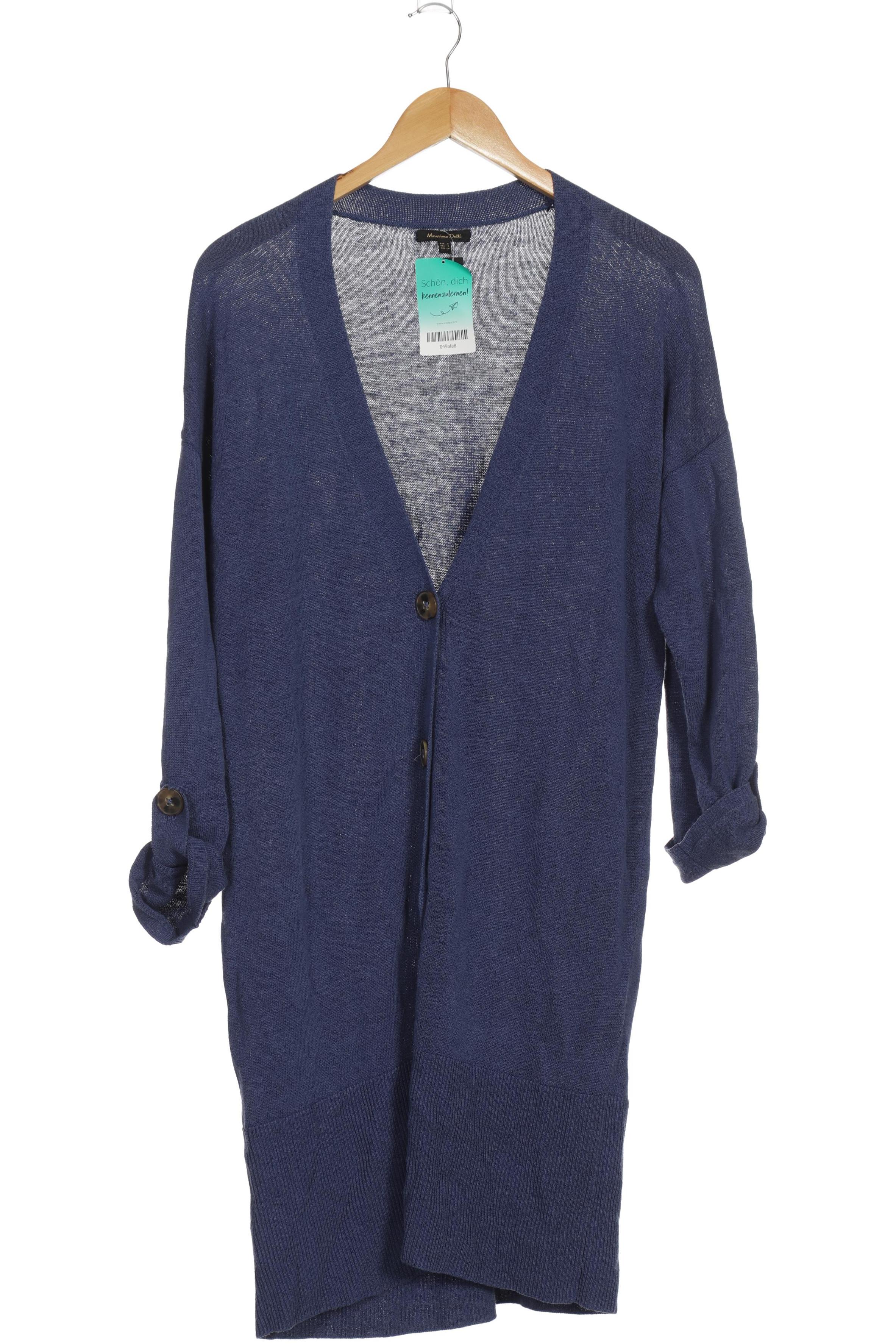 

Massimo Dutti Damen Strickjacke, blau, Gr.