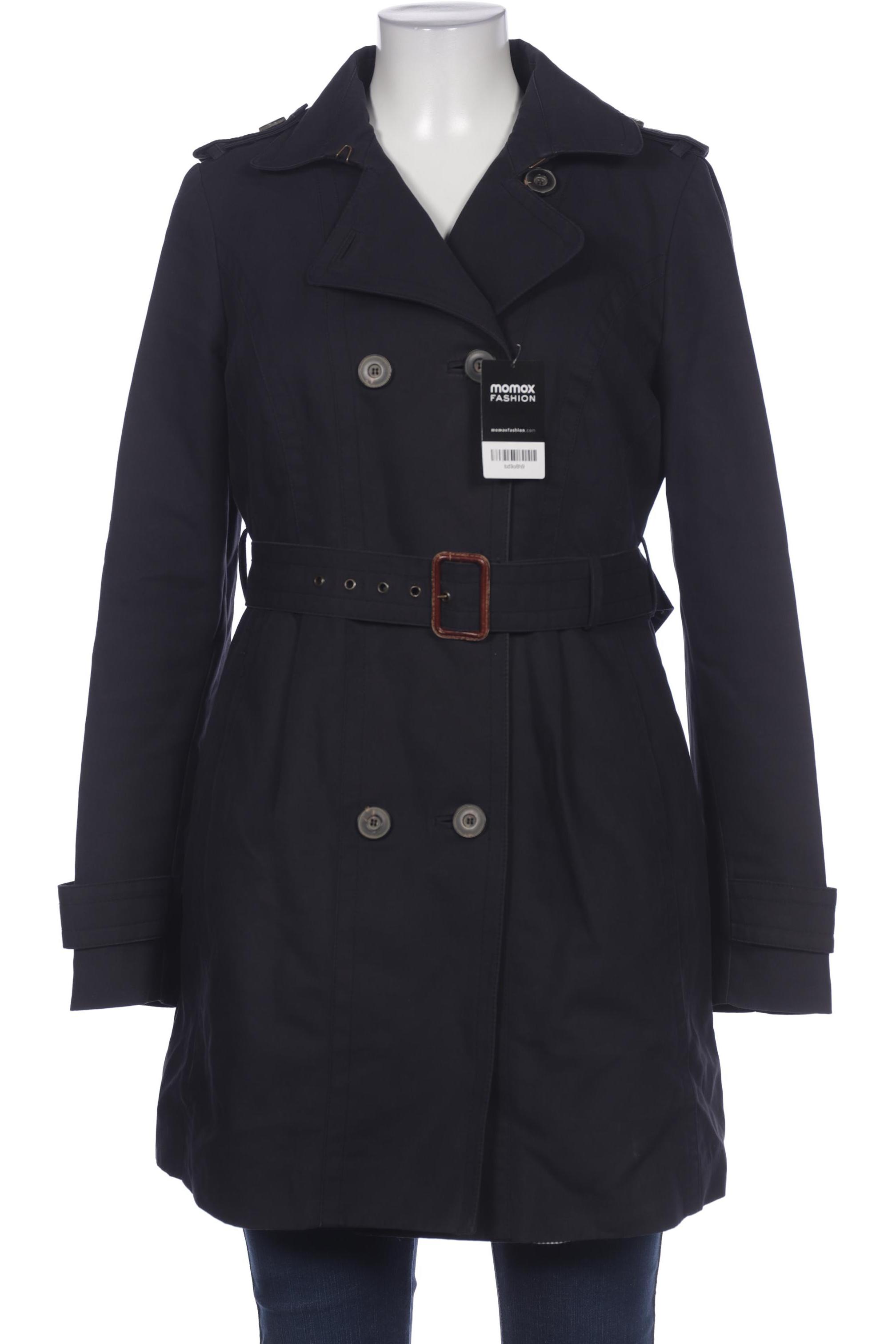 

Massimo Dutti Damen Mantel, marineblau, Gr. 42