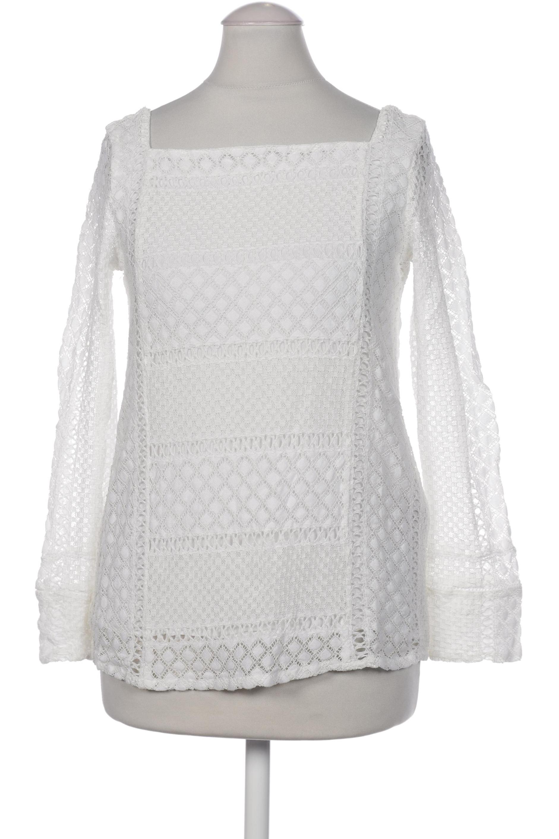 

Massimo Dutti Damen Bluse, cremeweiß, Gr. 34