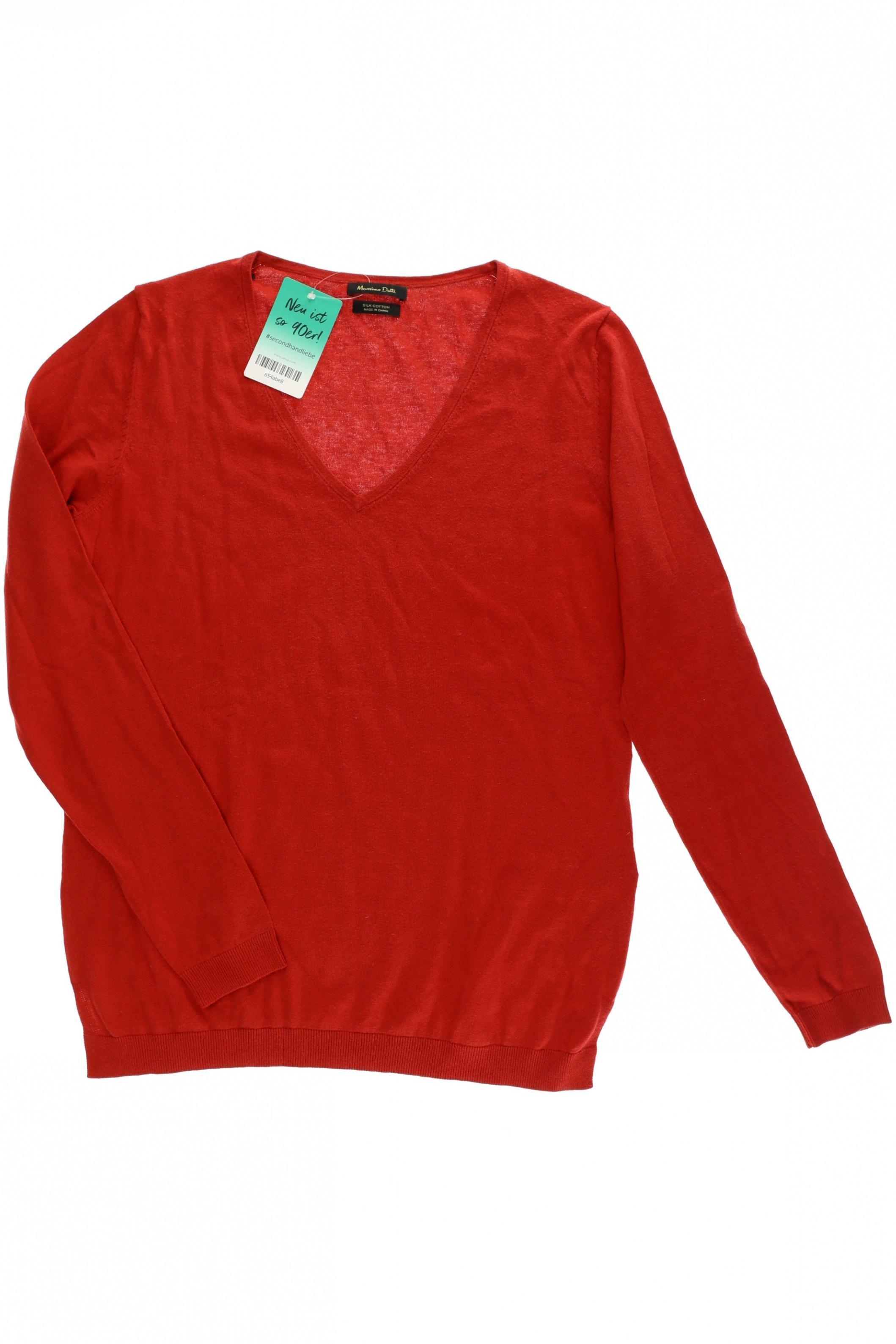 

Massimo Dutti Damen Pullover, rot, Gr. 38