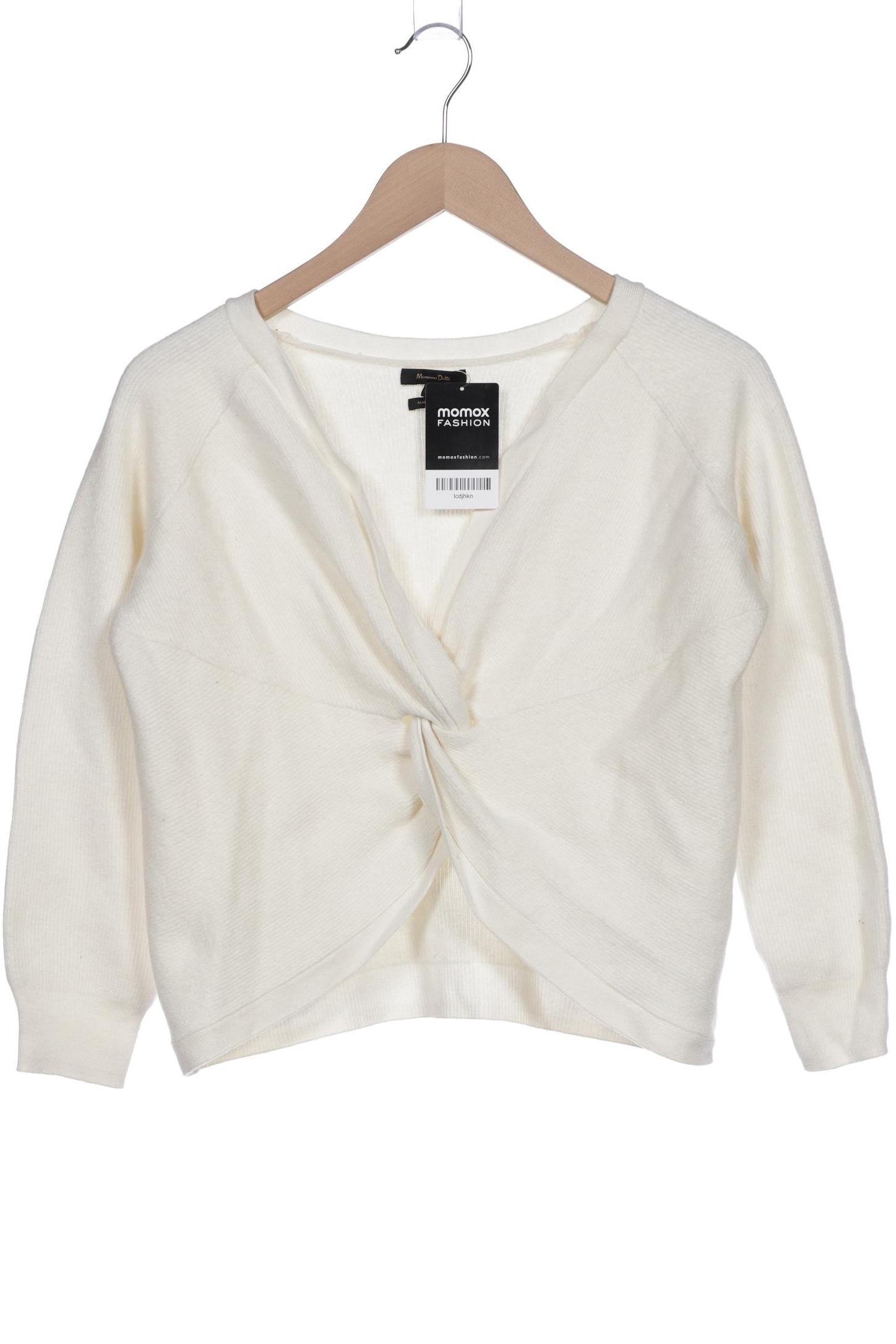 

Massimo Dutti Damen Pullover, cremeweiß